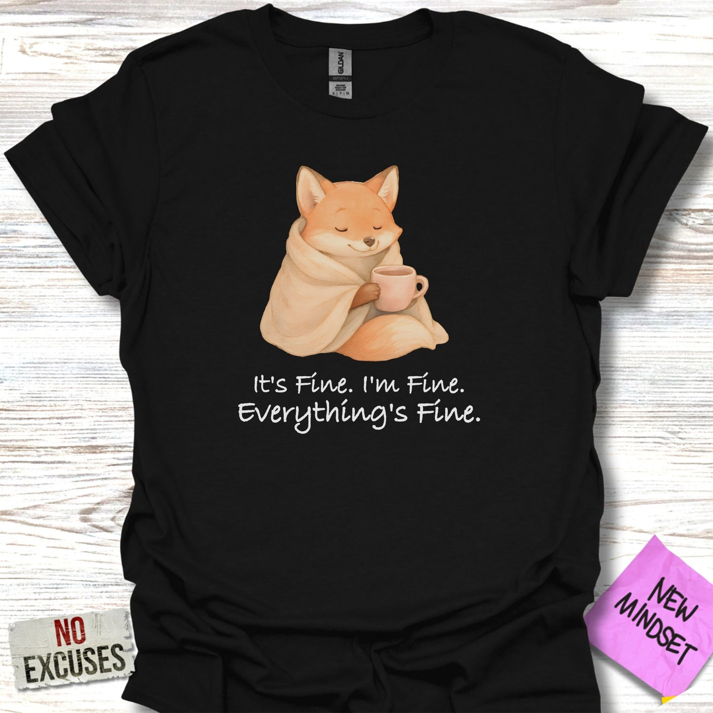 Cozy Fox It's Fine I'm Fine Everything's Fine product type