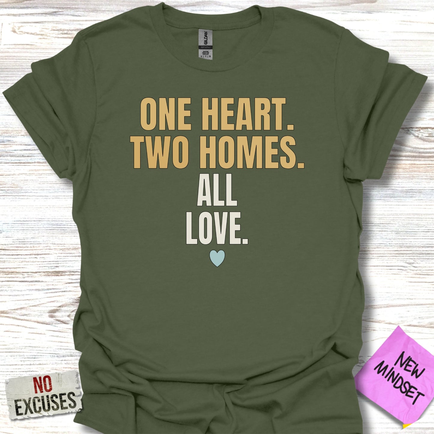 One Heart Two Homes All Love Graphic T-Shirt product