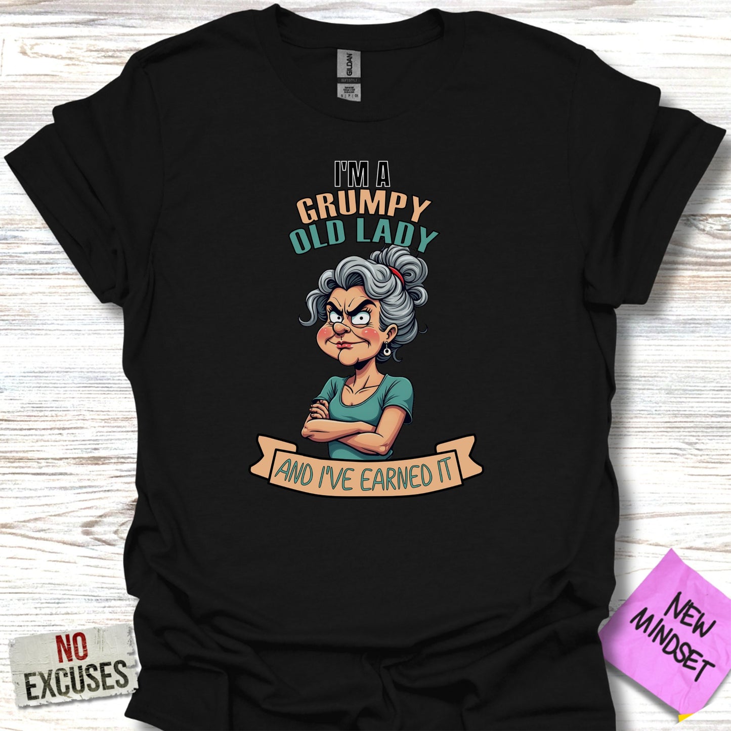 I'm A Grumpy Old Lady And I've Earned It shirt product