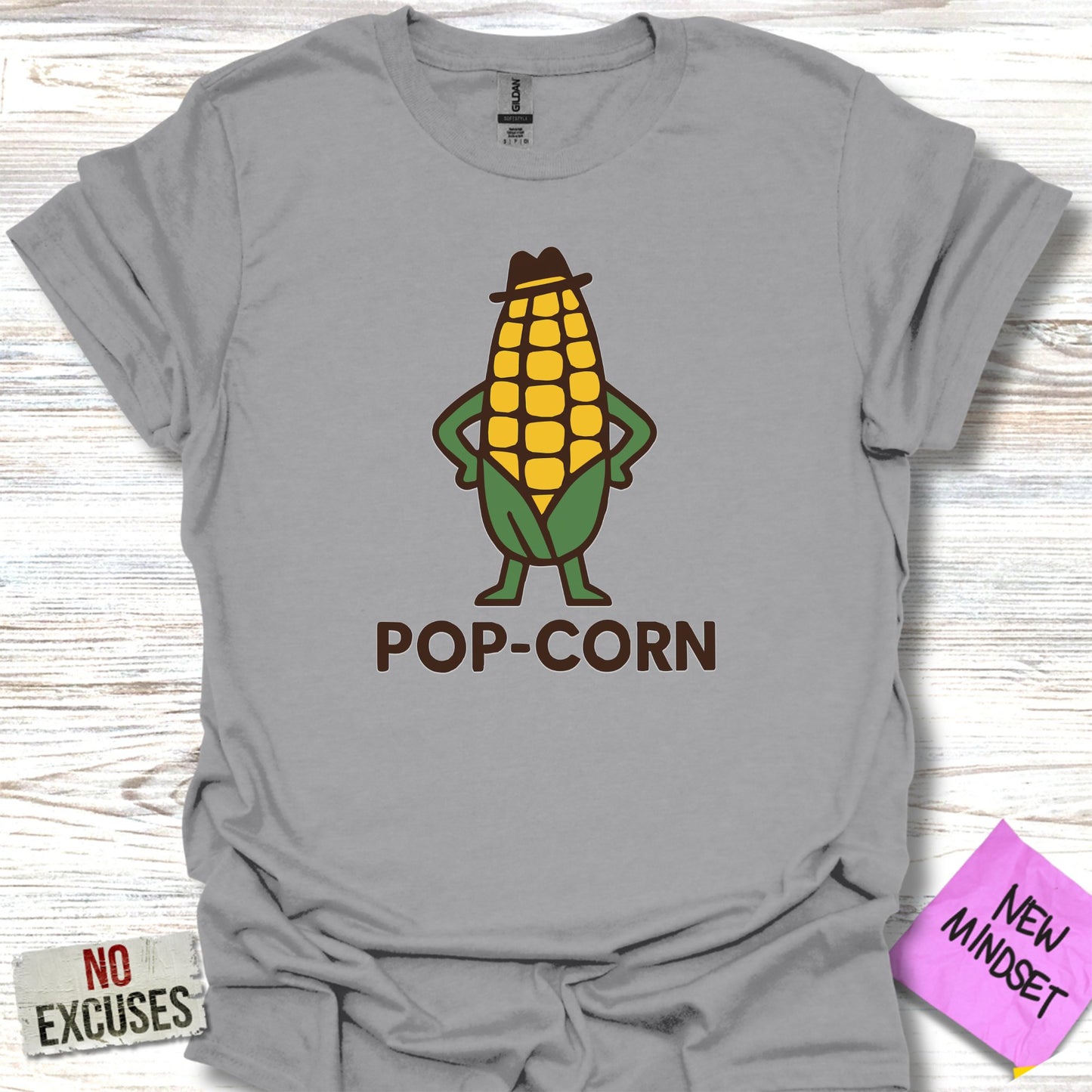 Fun Pop-Corn Character Graphic Tee T-shirt product