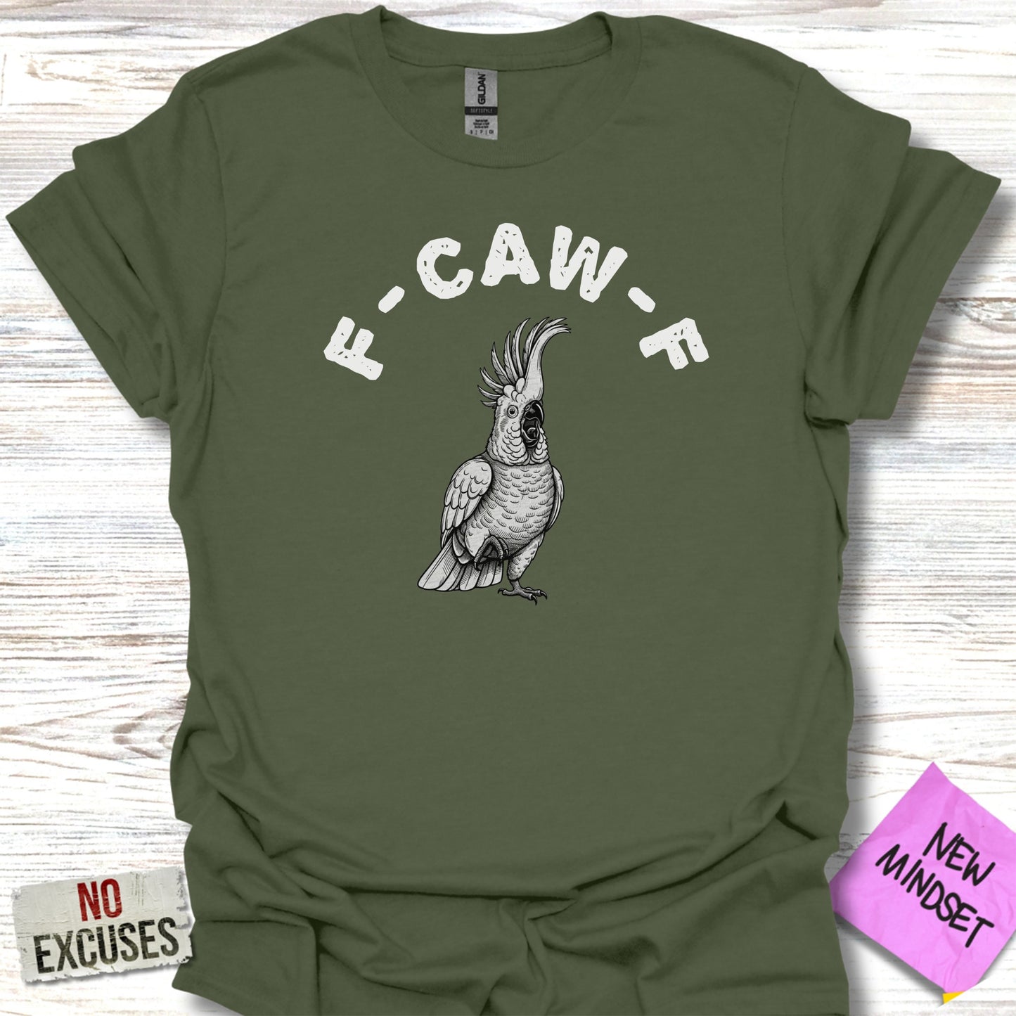 F-CAW-F Parrot Print Unisex Graphic Tee product