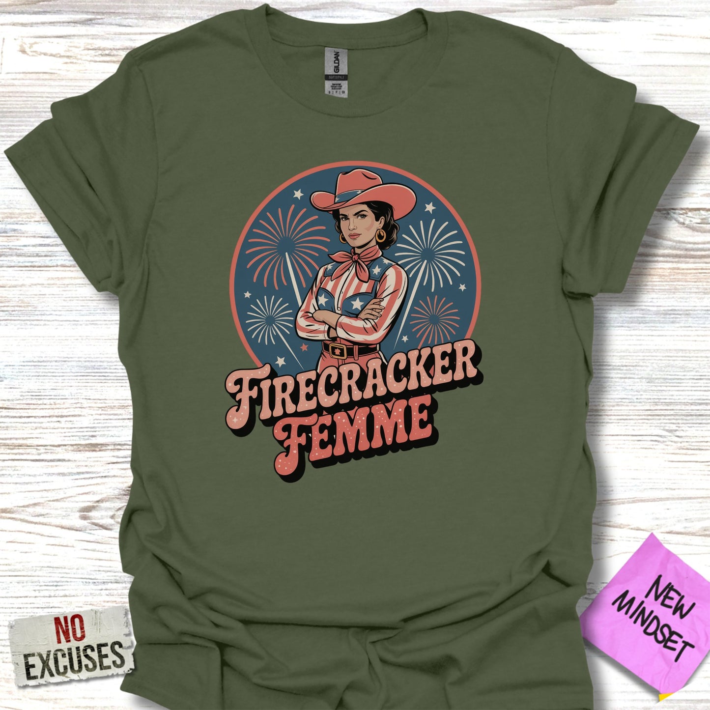 Firecracker Femme Graphic Tee Shirt Product Type