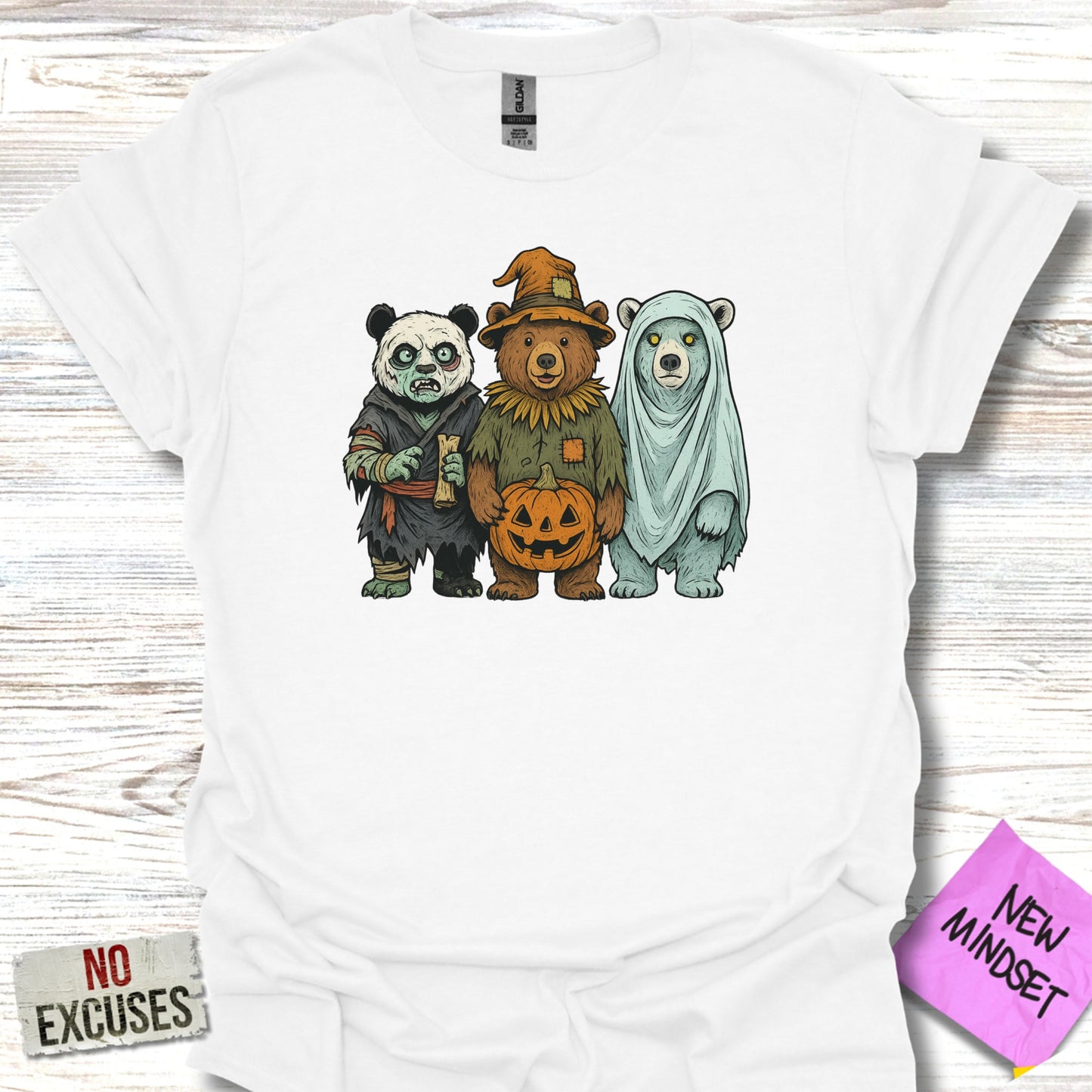 Halloween Bears in Cute Costumes T-shirt product type