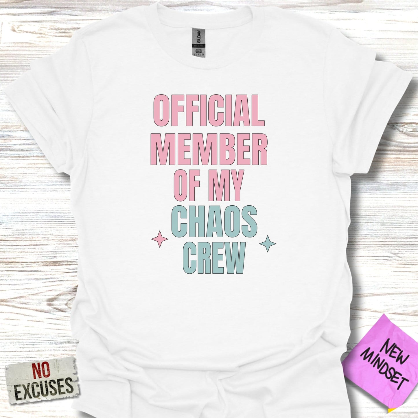 Official Member of My Chaos Crew Statement T-Shirt product