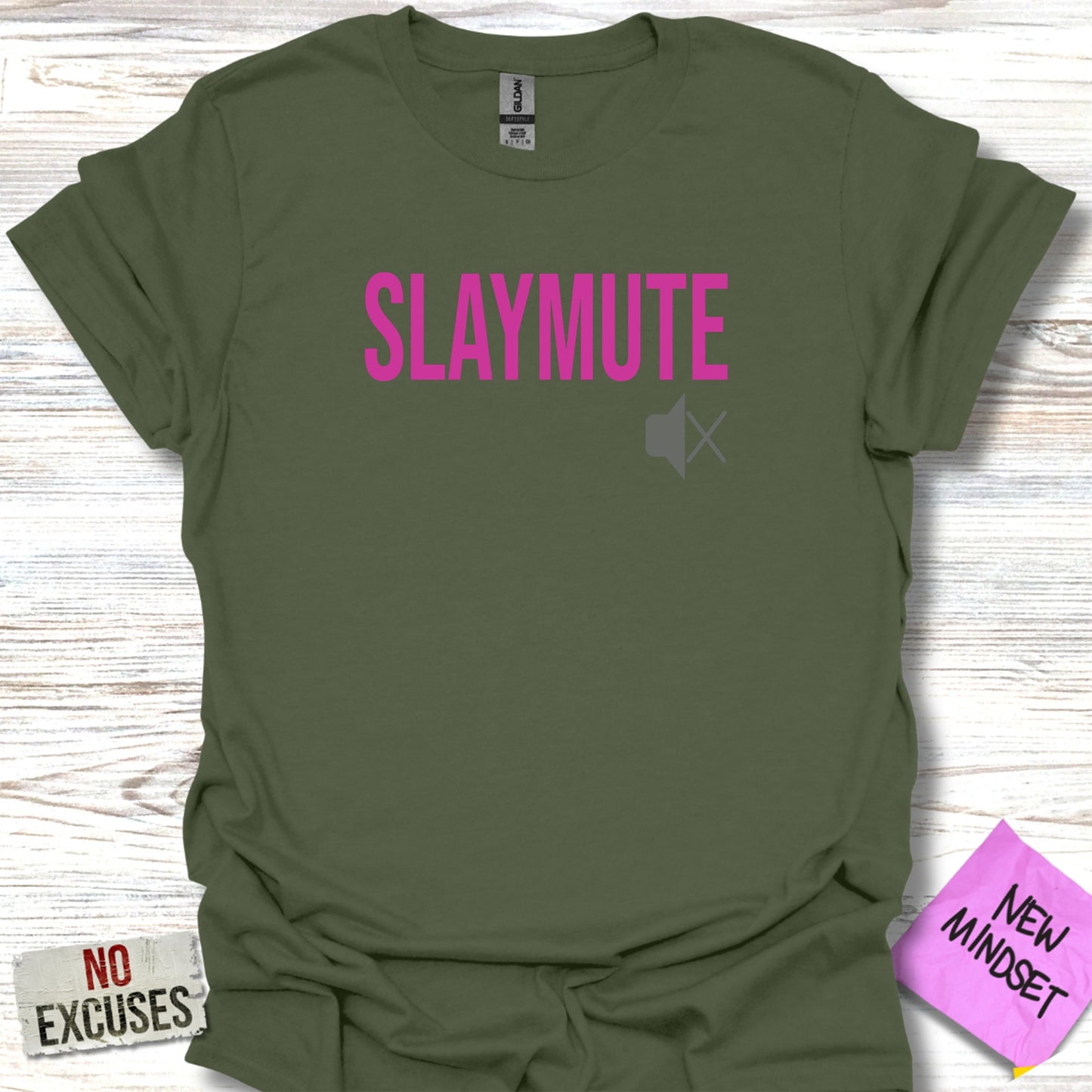 Slaymute Graphic Tee Shirt Trendy Apparel Product