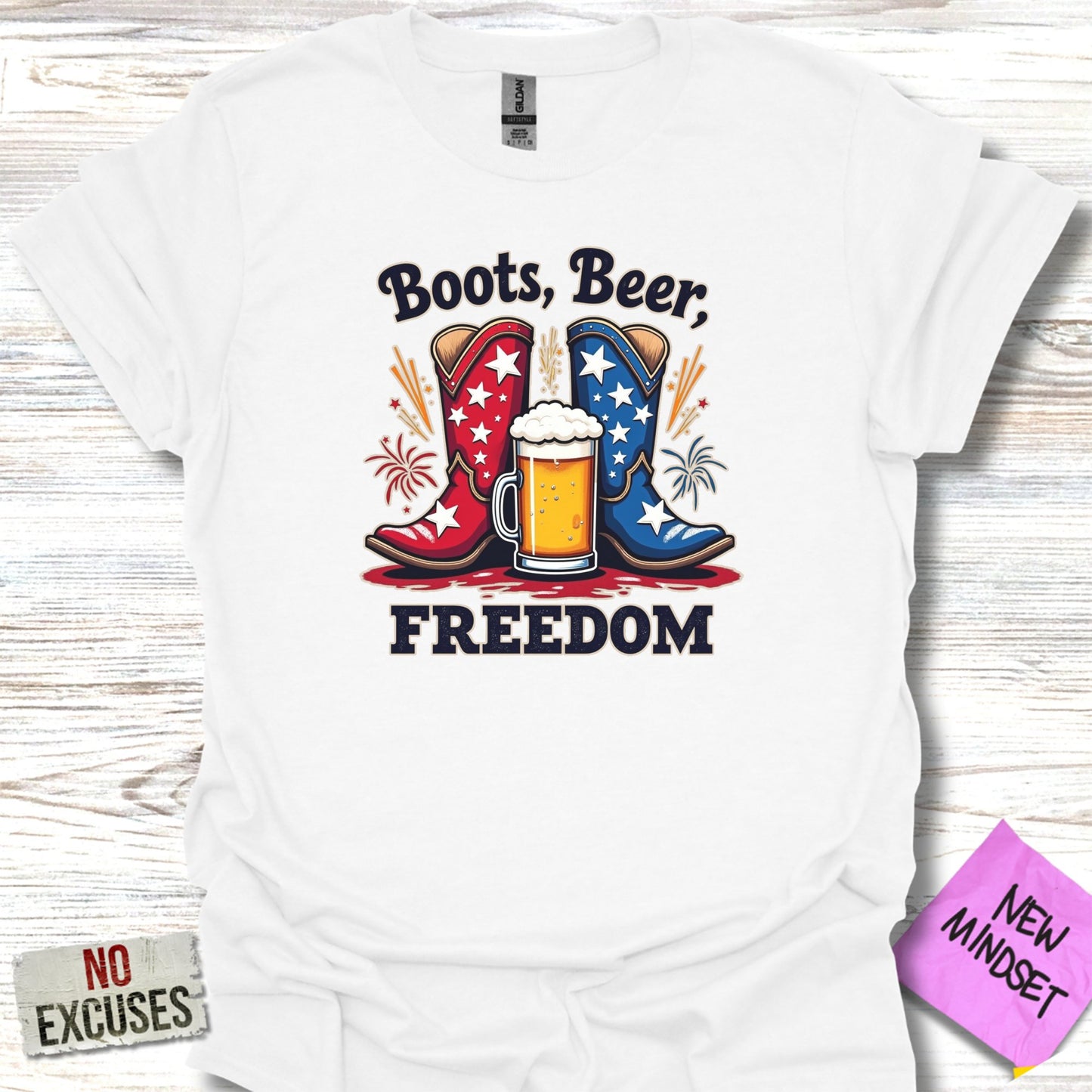 Boots Beer Freedom Graphic T-Shirt product type