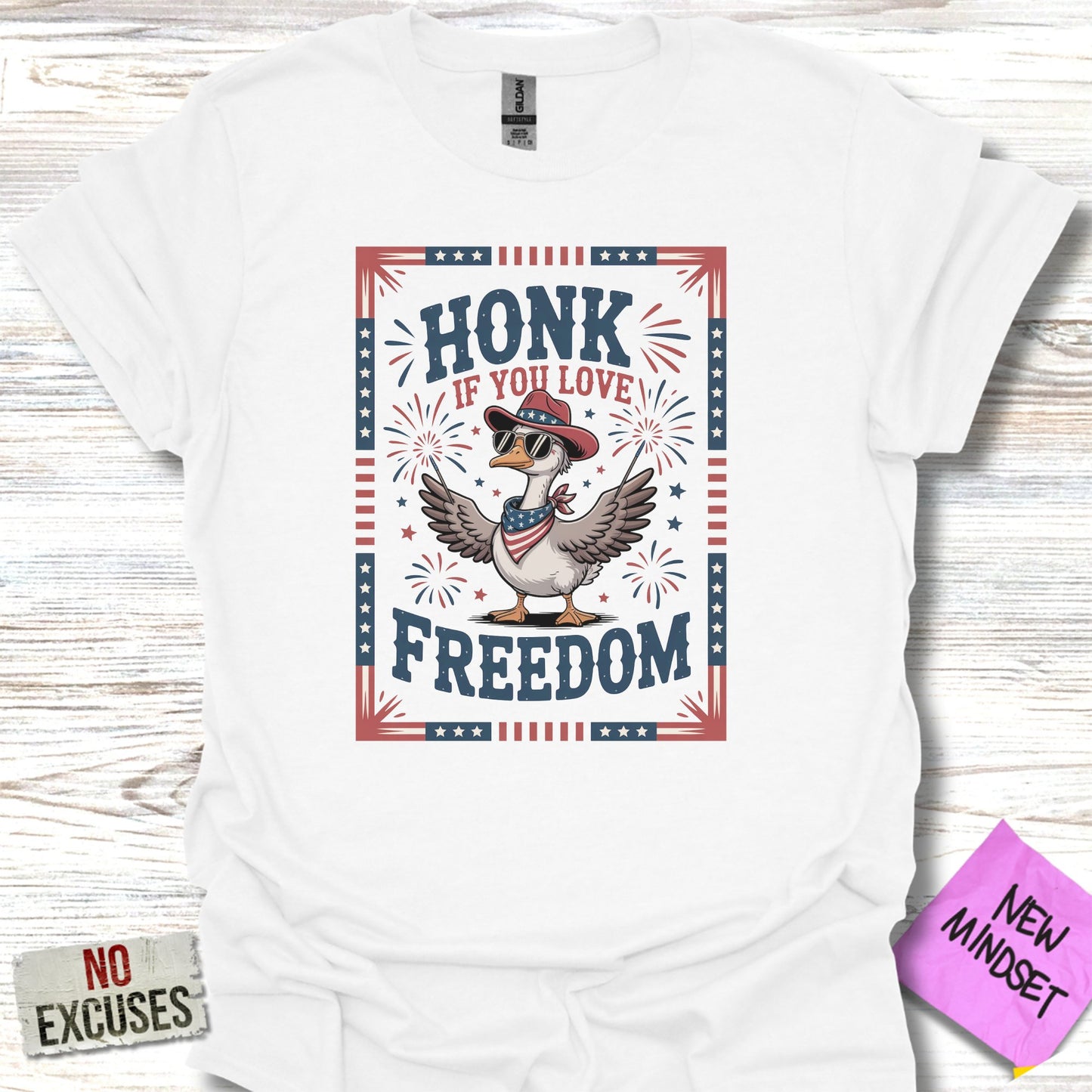 Honk If You Love Freedom Graphic Design T-Shirt product