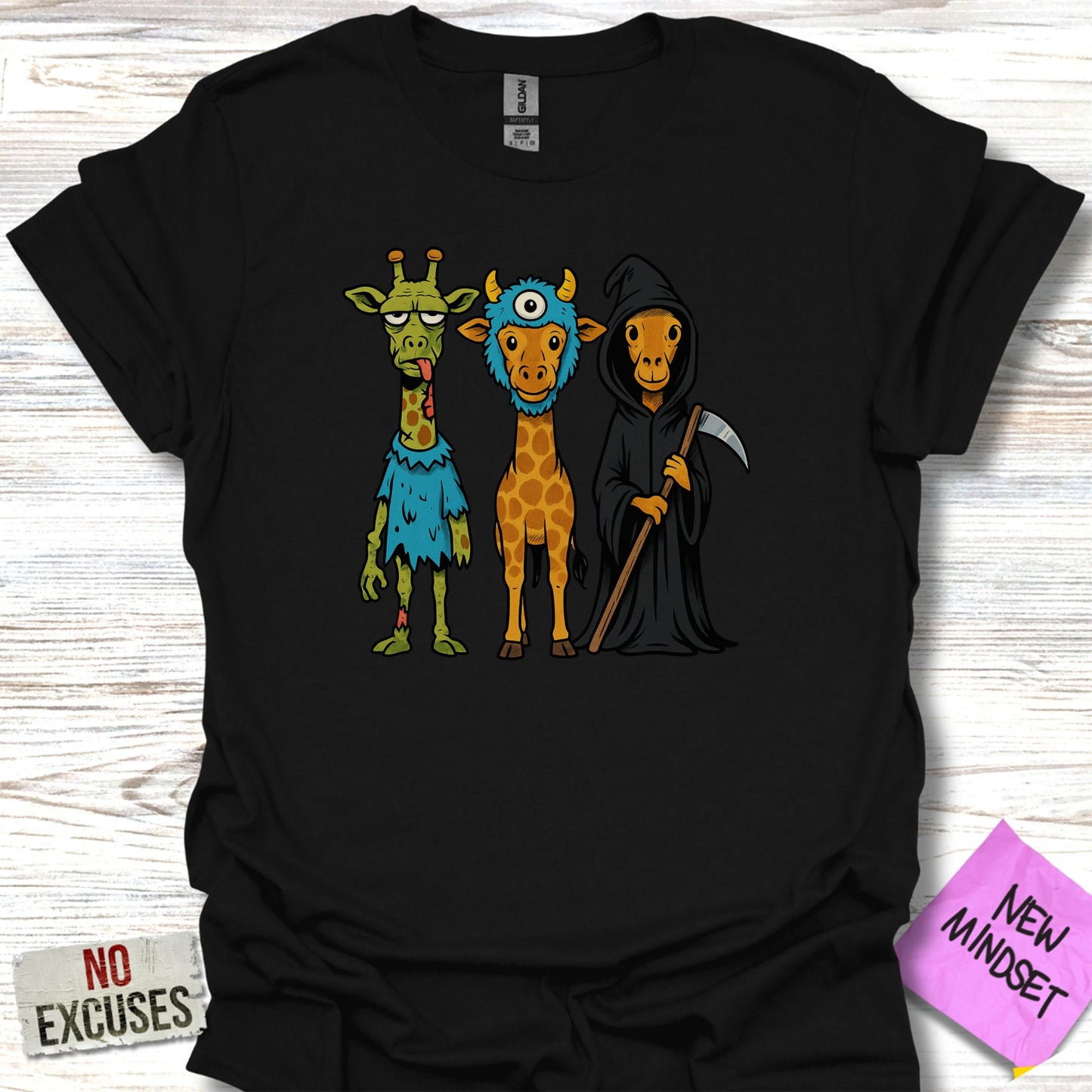 Funny Halloween Giraffe T-Shirt with Unique Design product