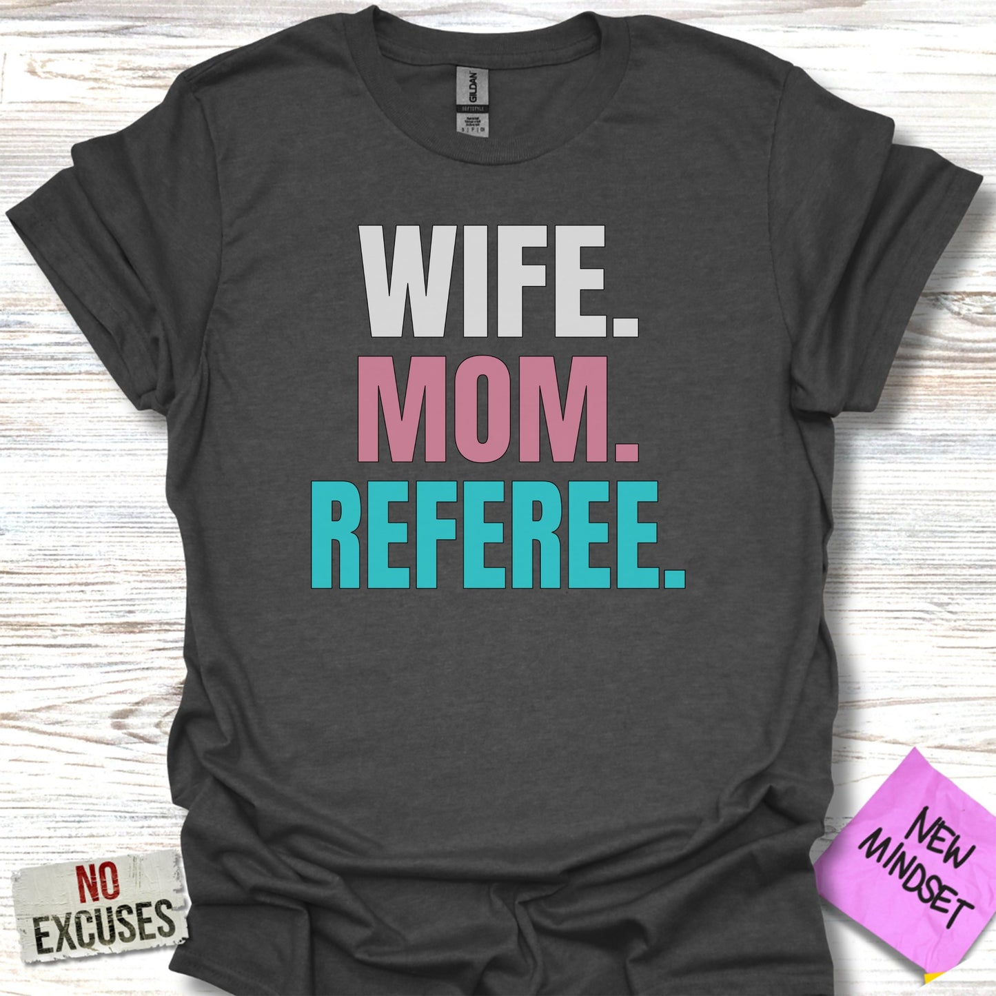 Wife Mom Referee Graphic Tee T-shirt product type
