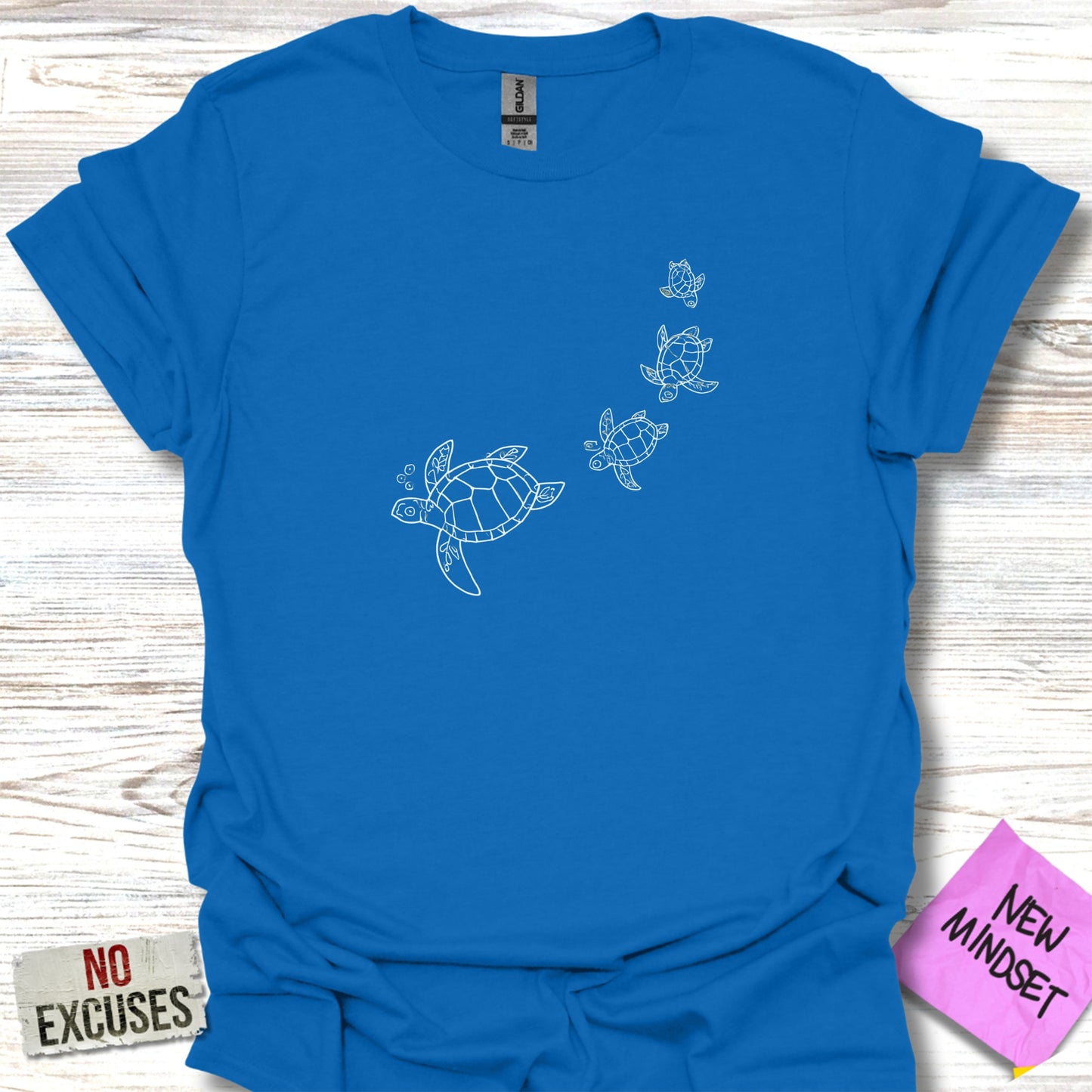 Sea Turtles Graphic Tee Inspirational Apparel product type