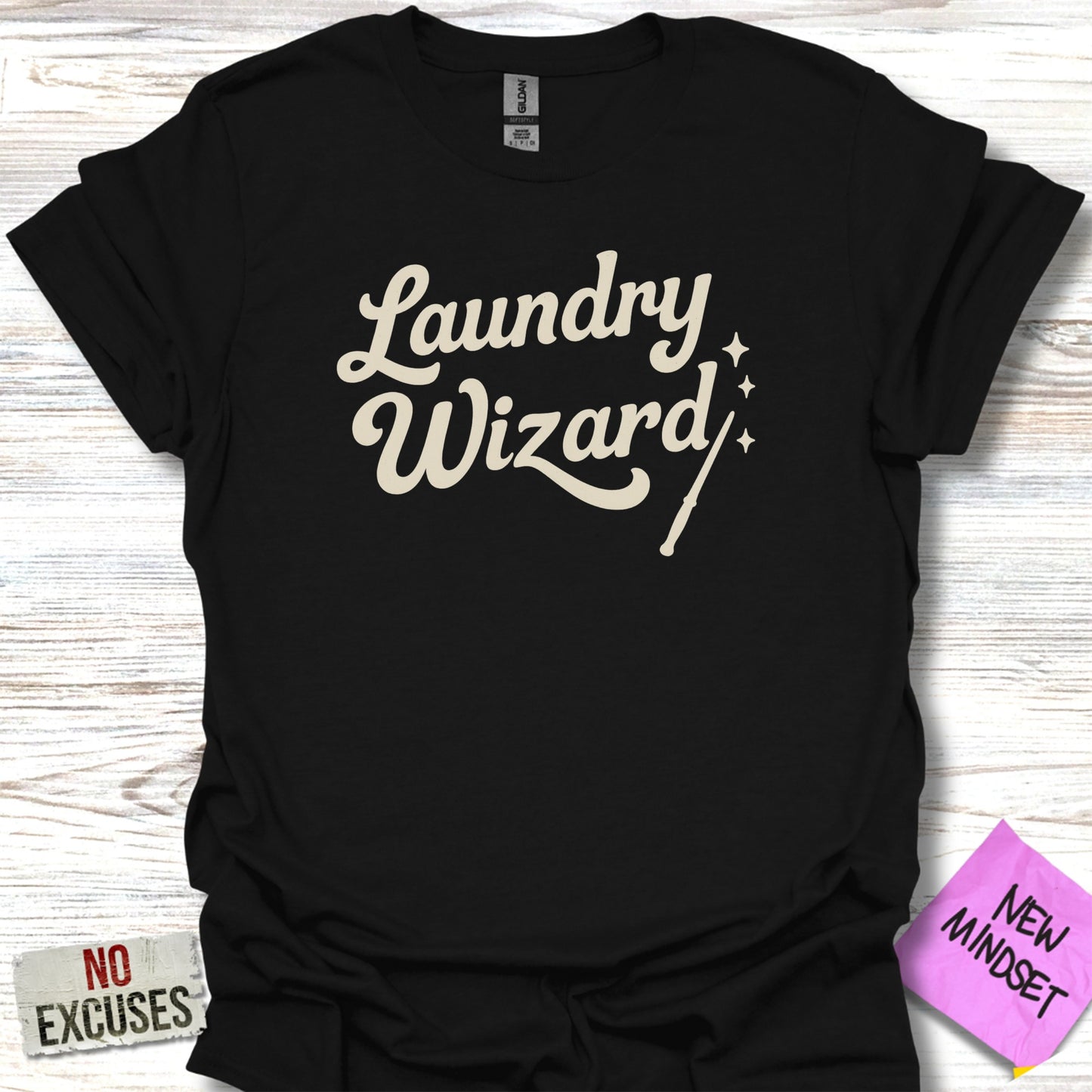 Laundry Wizard Graphic T-Shirt Casual Wear Tee product