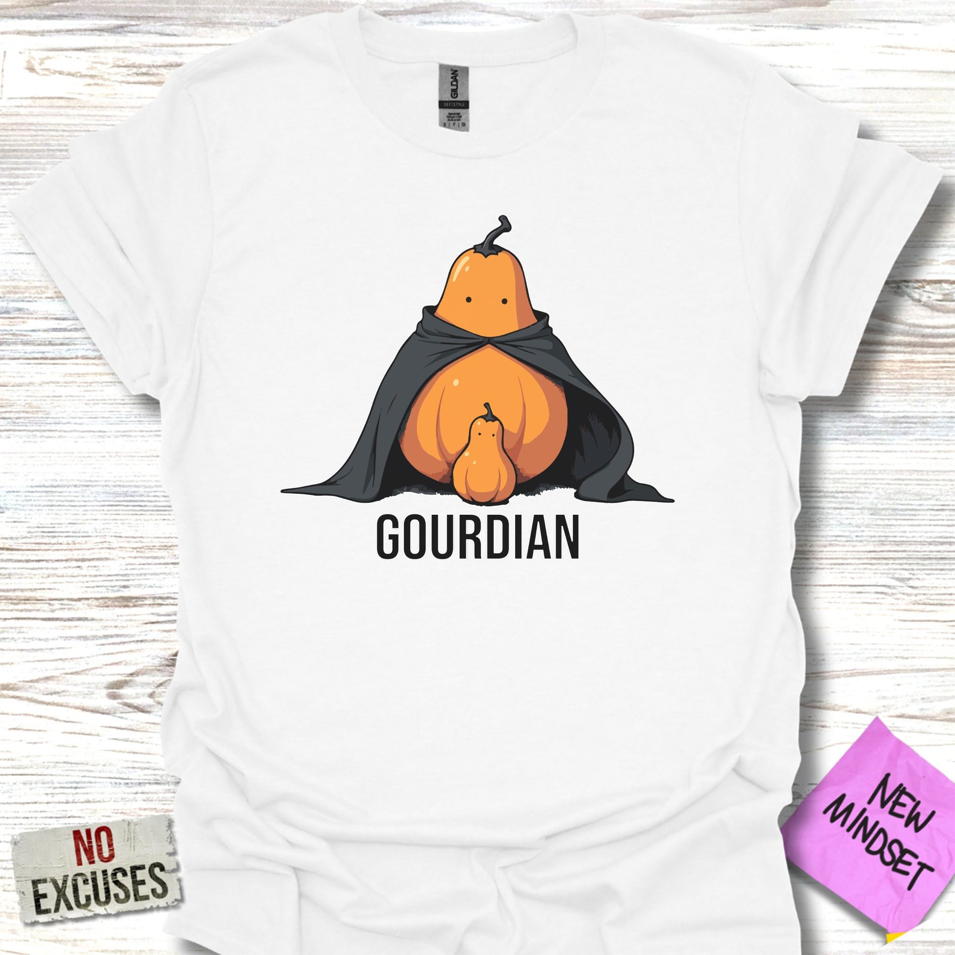 Funny Gourdian Illustrated Design T-Shirt product type