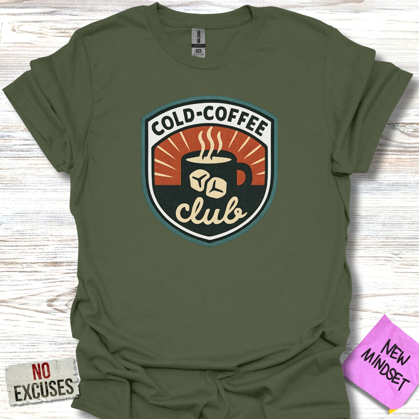 Cold Coffee Club Tee with Custom Graphic product type