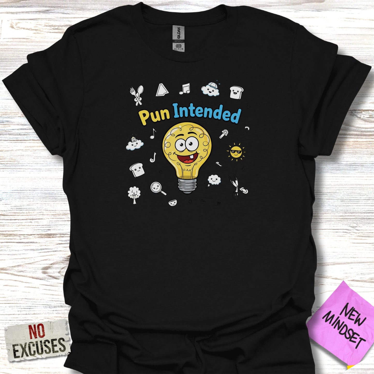 Pun Intended Fun Graphic Tee Shirt product type