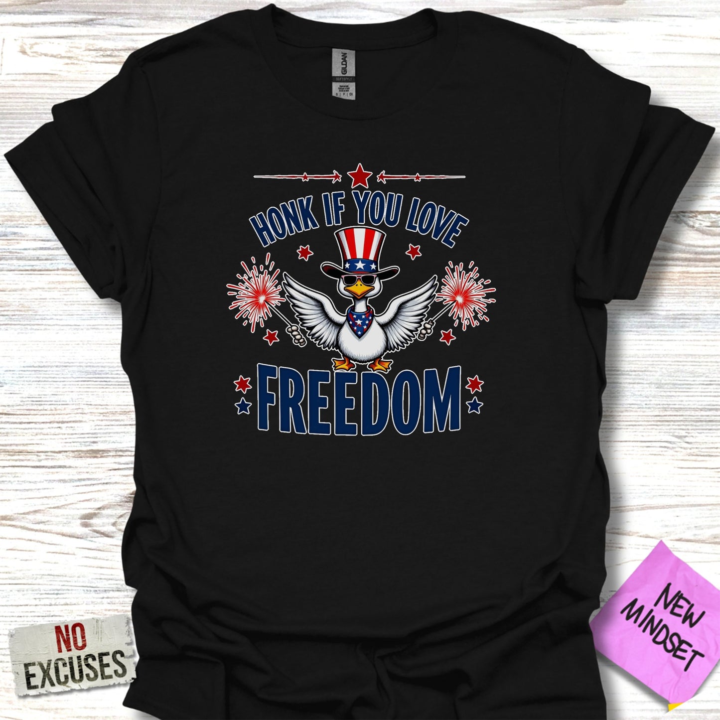Honk If You Love Freedom Patriotic Themed Shirt Product