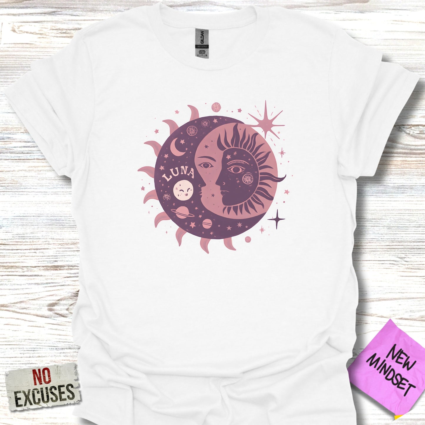Luna Sun and Moon Graphic Print Shirt product type