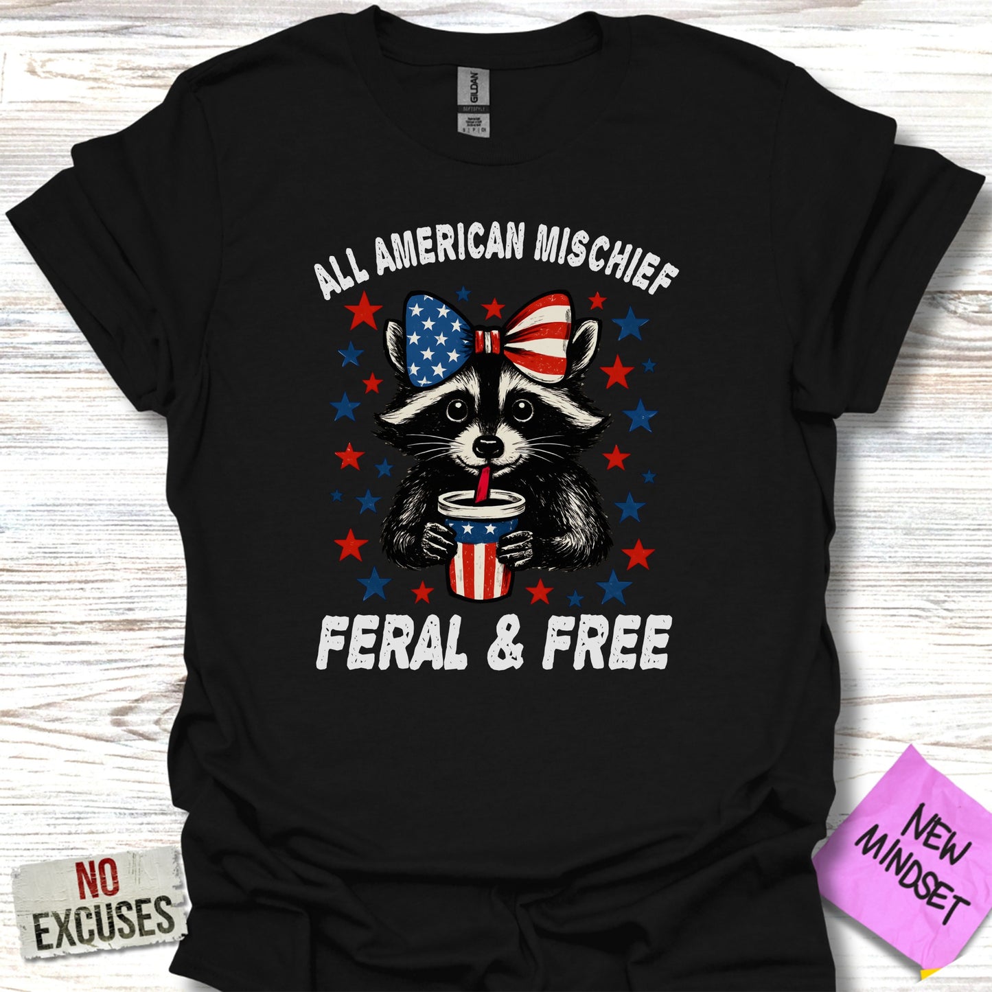 All American Mischief Feral and Free Graphic Shirt product
