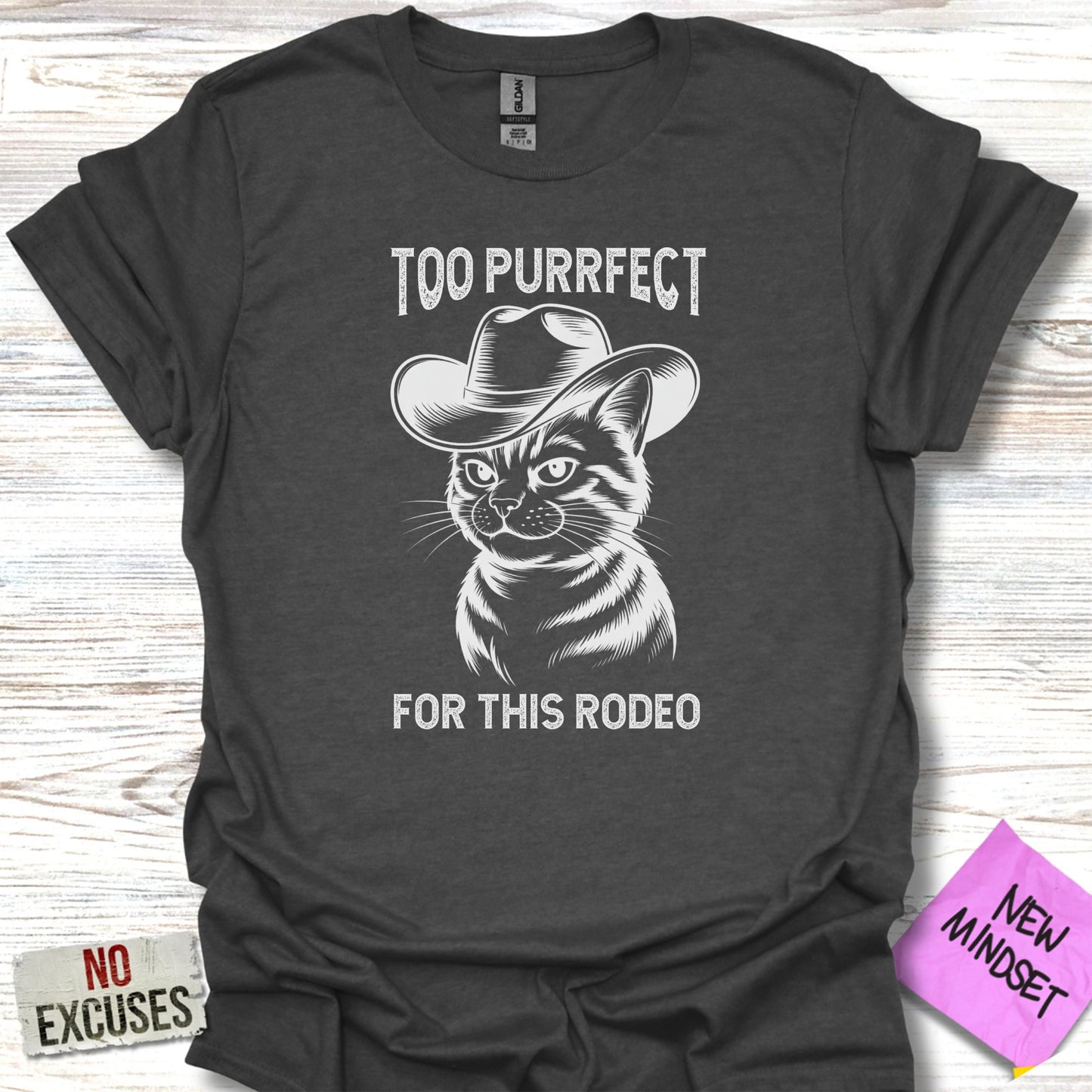 Too Purrfect for This Rodeo Cat Design Shirt product type