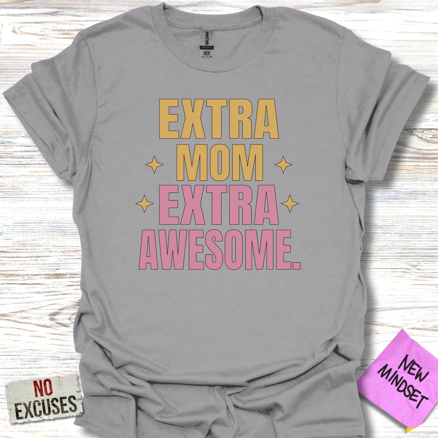 Extra Mom Extra Awesome Graphic T-shirt product