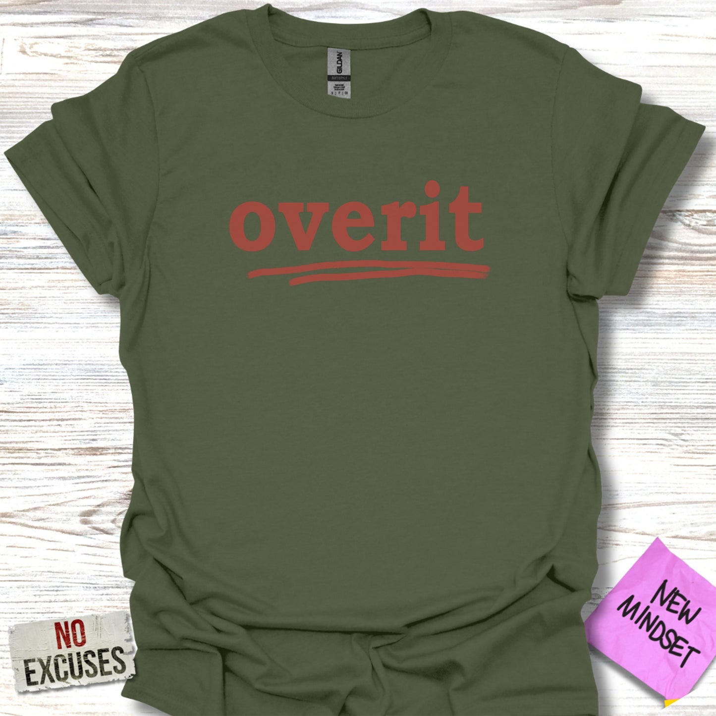 Overit New Mindset No Excuses Graphic T-Shirt product
