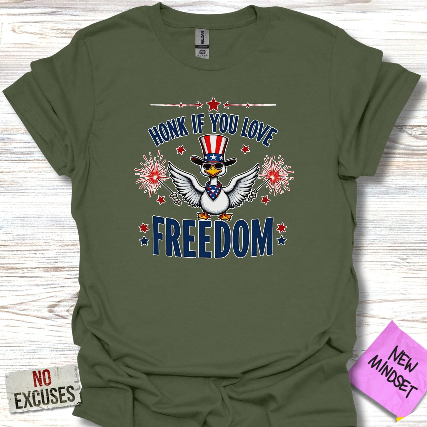 Honk If You Love Freedom Graphic T-shirt