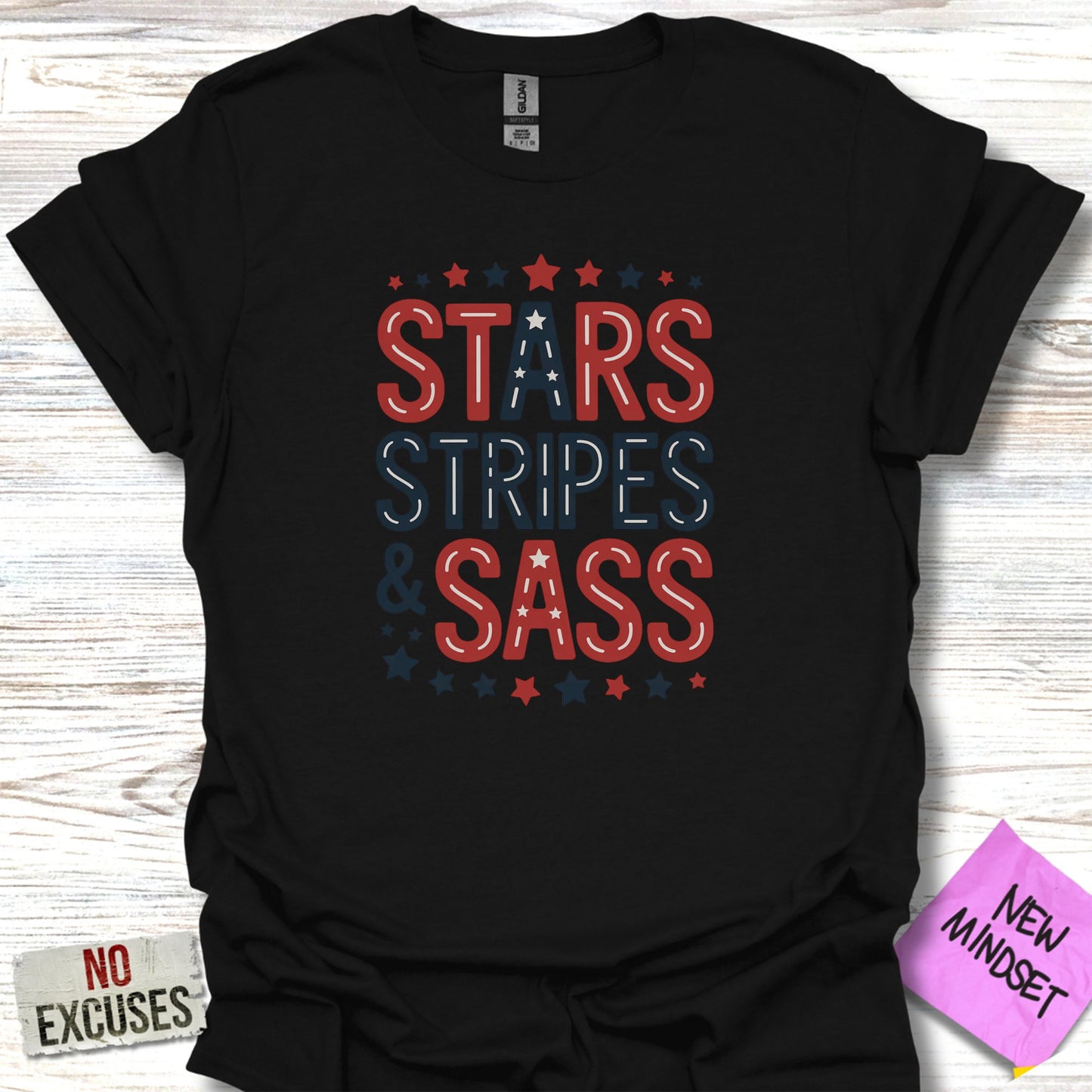 Stars Stripes & Sass Graphic T-Shirt product type