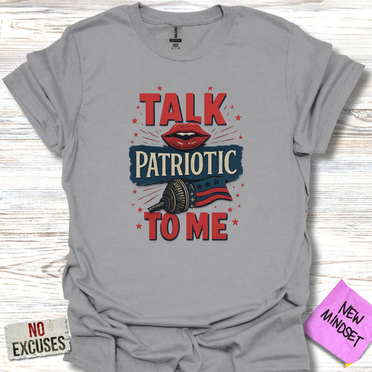 Talk Patriotic To Me Graphic Tee product type