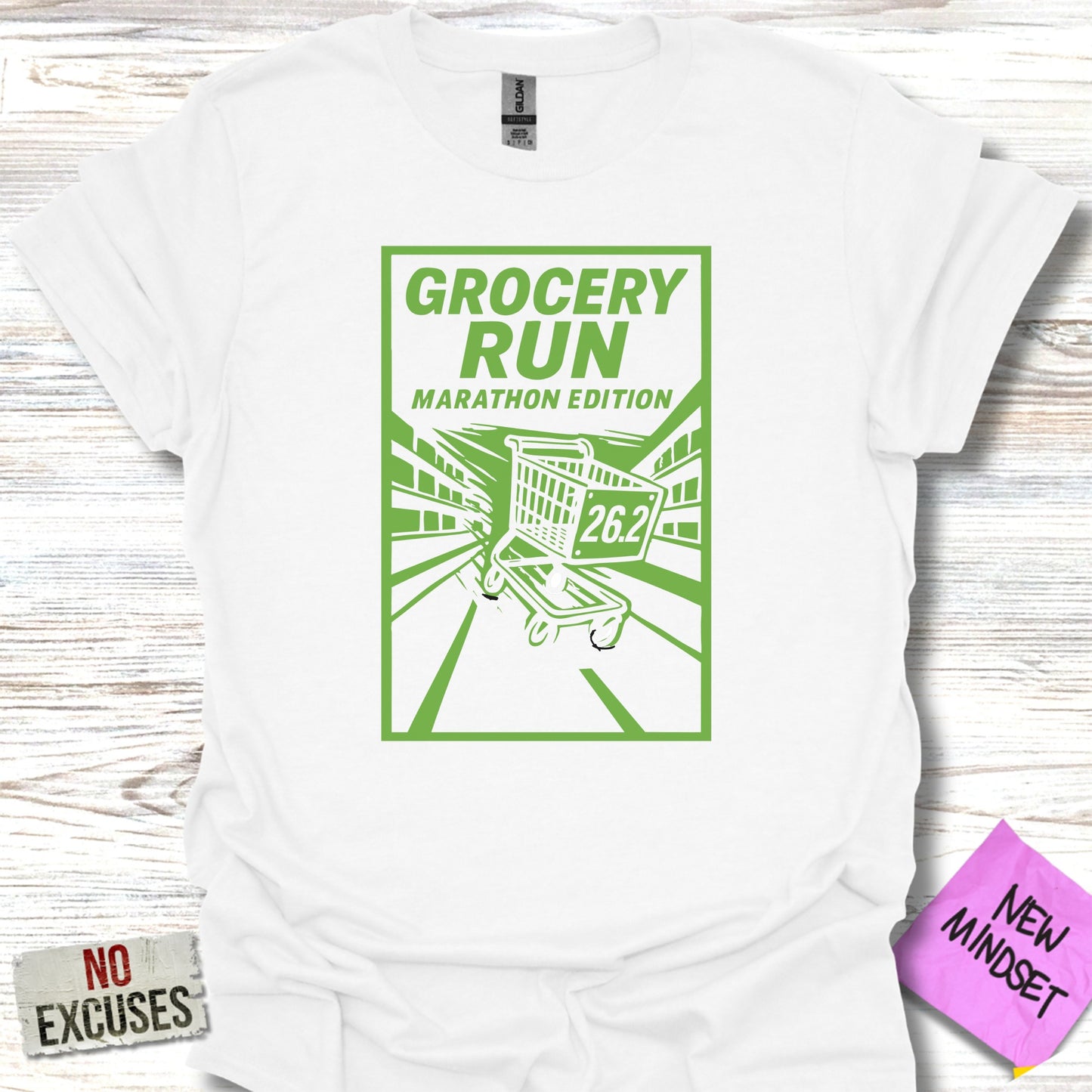Grocery Run Marathon Edition Graphic T-Shirt product