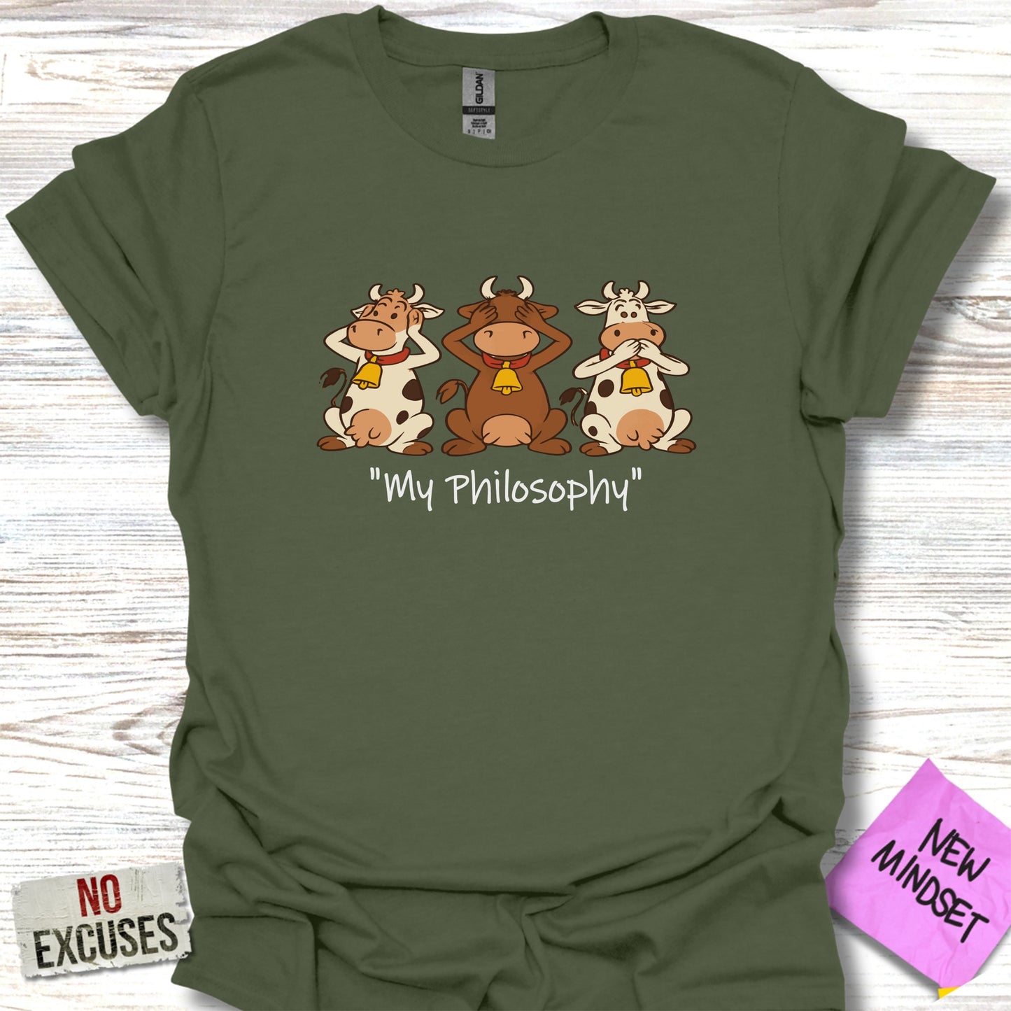 My Philosophy Cows Graphic T-Shirt product