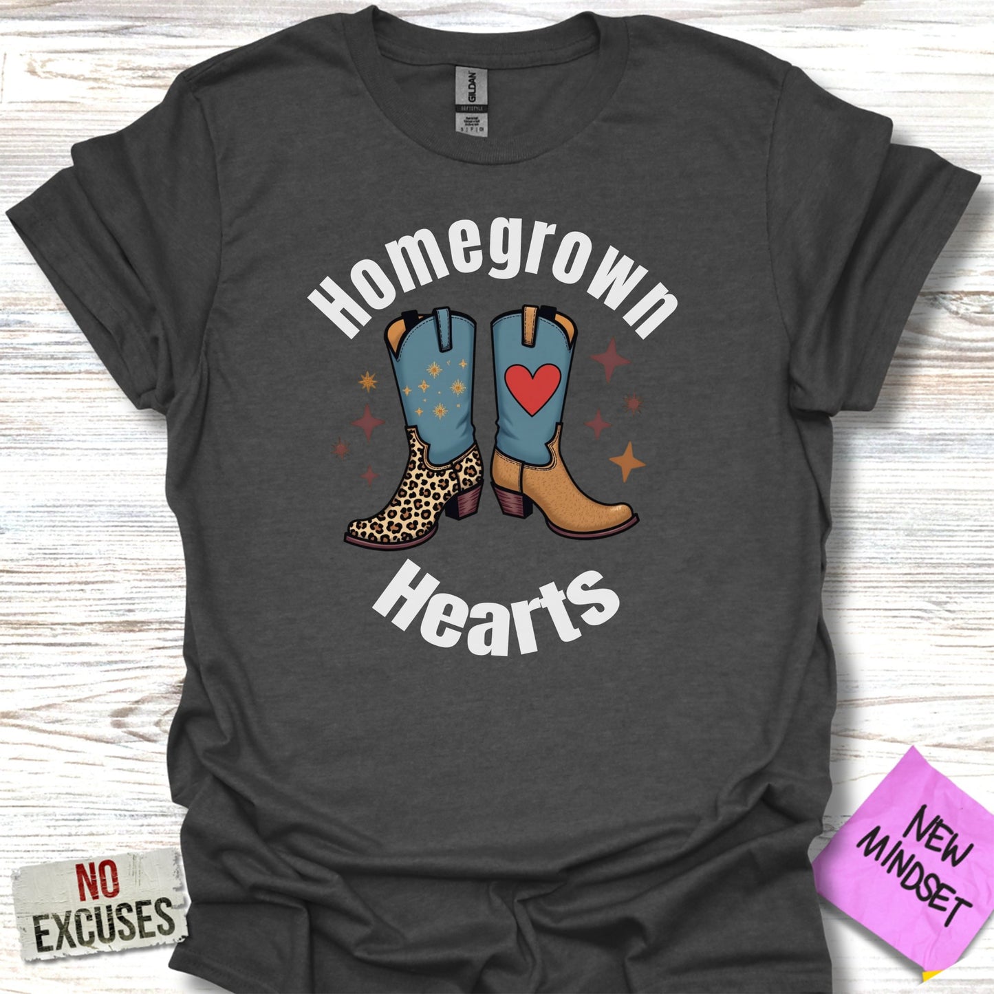 Homegrown Hearts Graphic T-shirt product type