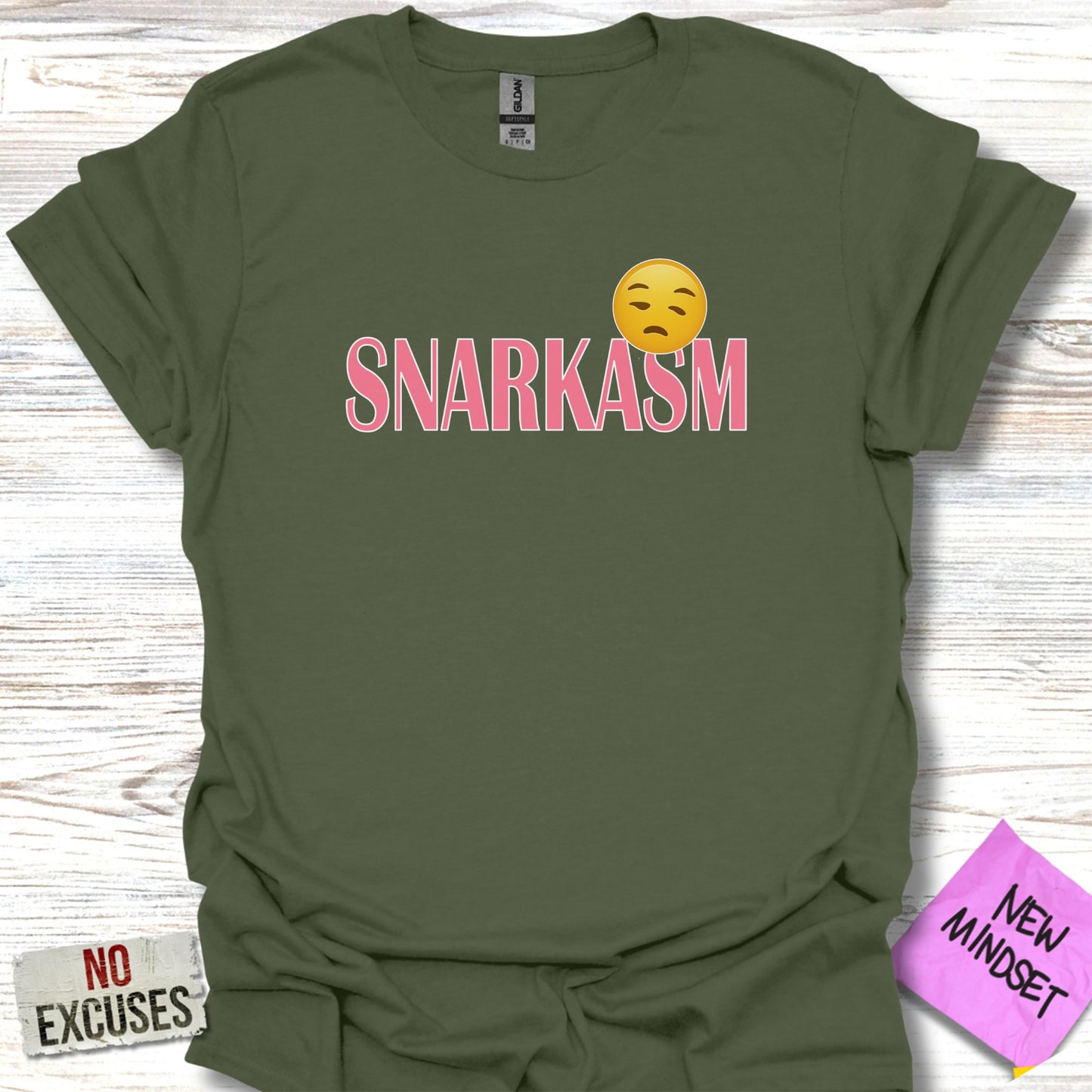 Snarkasm Emoji Graphic Statement T-Shirt product type