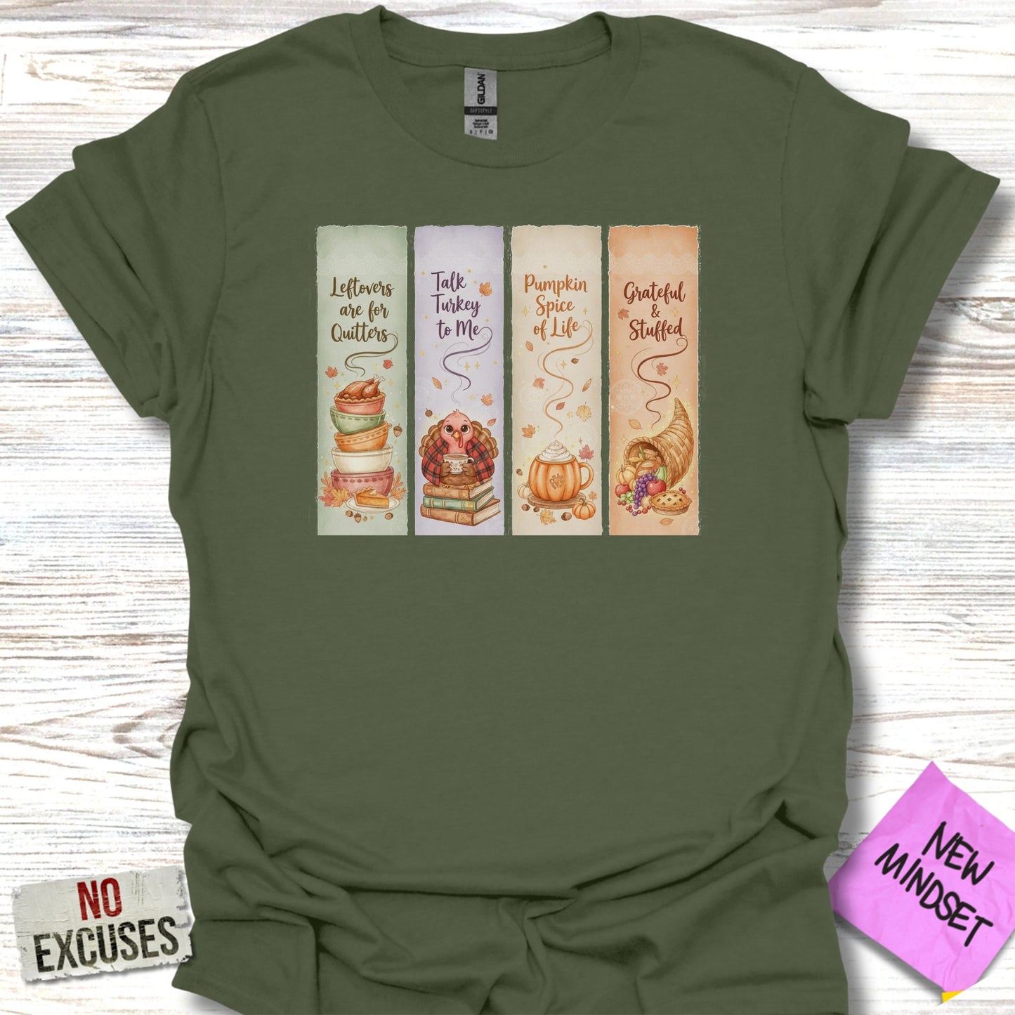 Festive Autumn Quote Inspired Graphic T-Shirt product