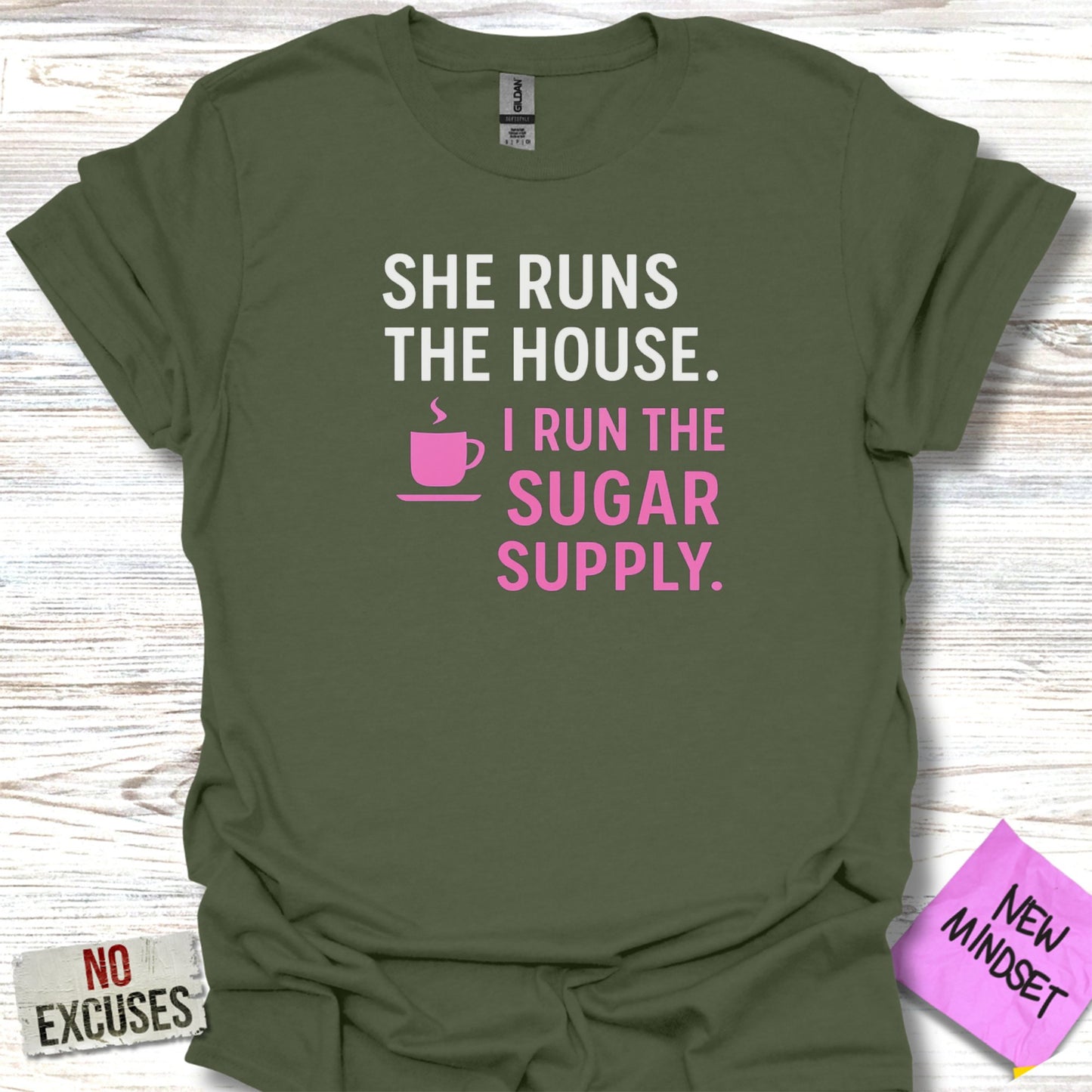 She Runs The House Sugar Supply T-shirt product type