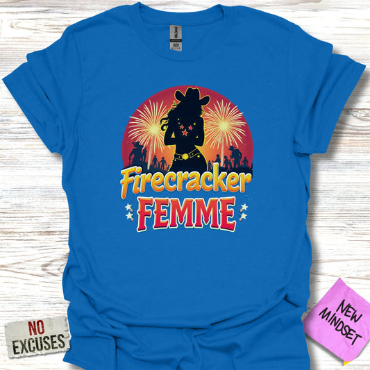Firecracker Femme Fireworks Themed T-shirt product