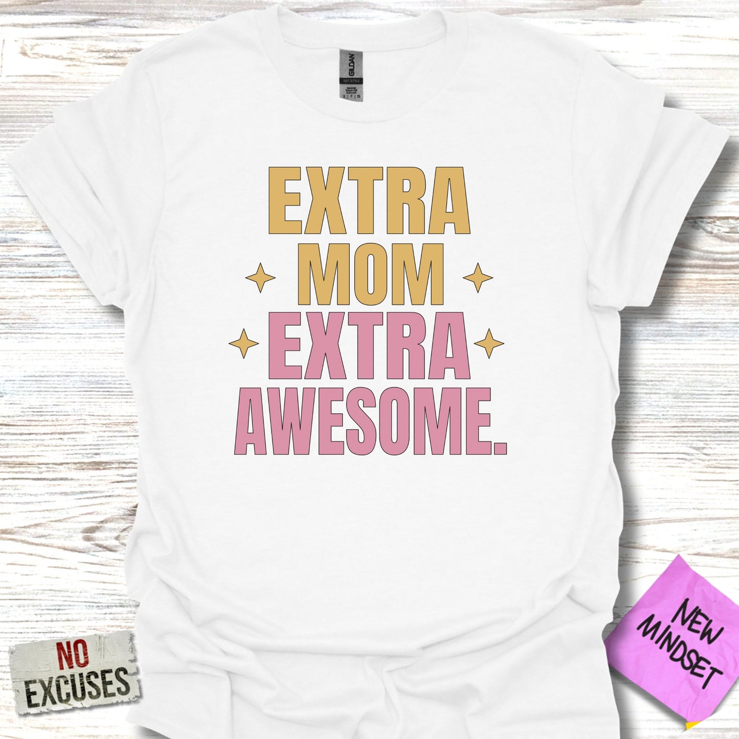 Extra Mom Extra Awesome Graphic T-shirt product
