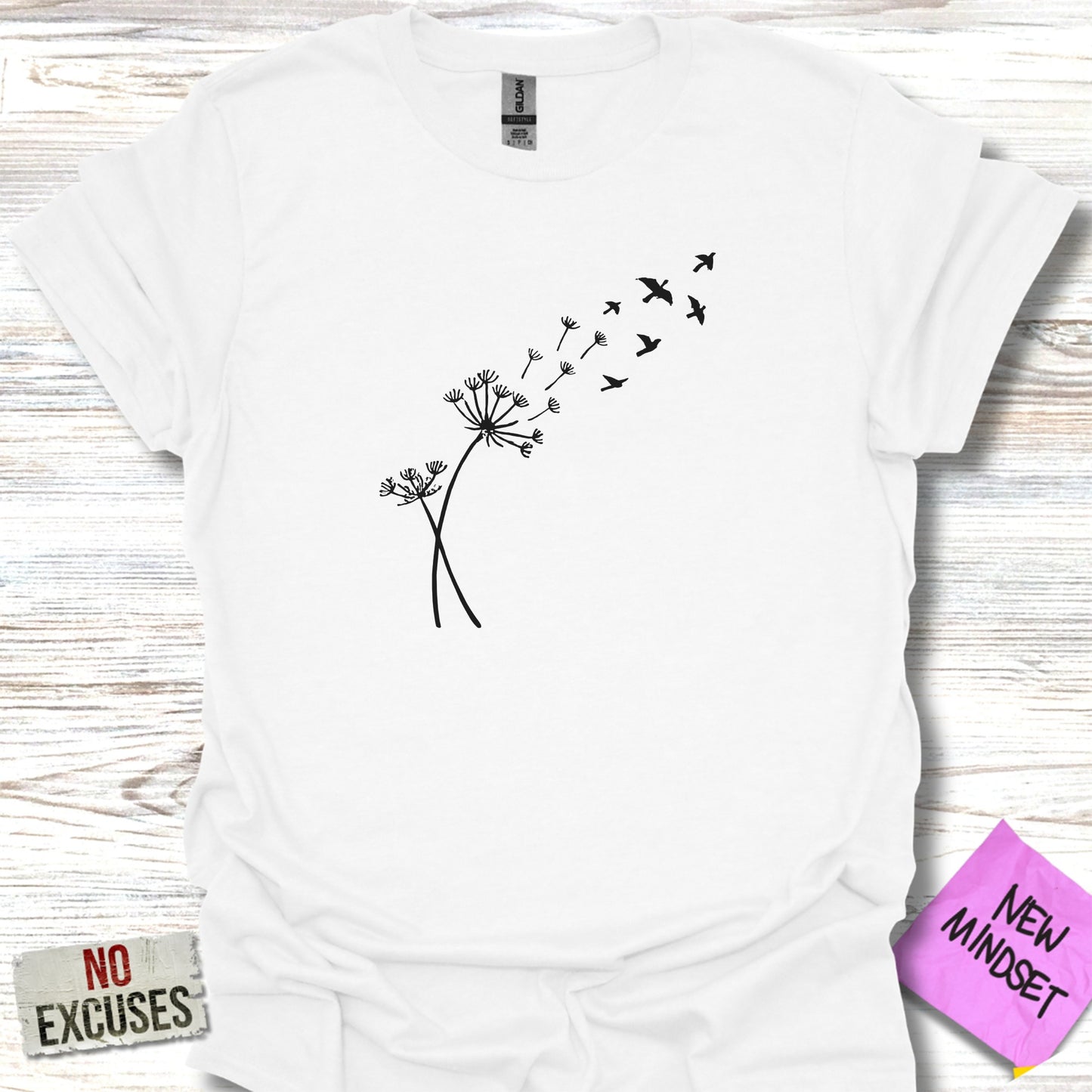 No Excuses New Mindset Graphic T-Shirt product type