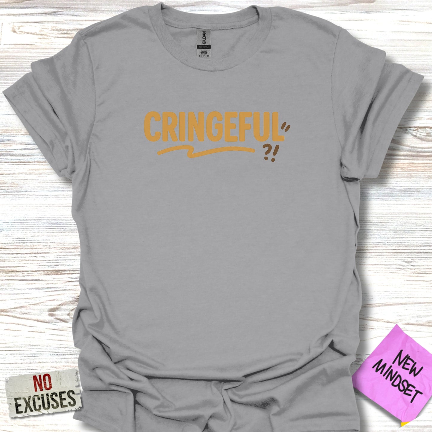 Cringeful Graphic Tee with Unique Design Product Type