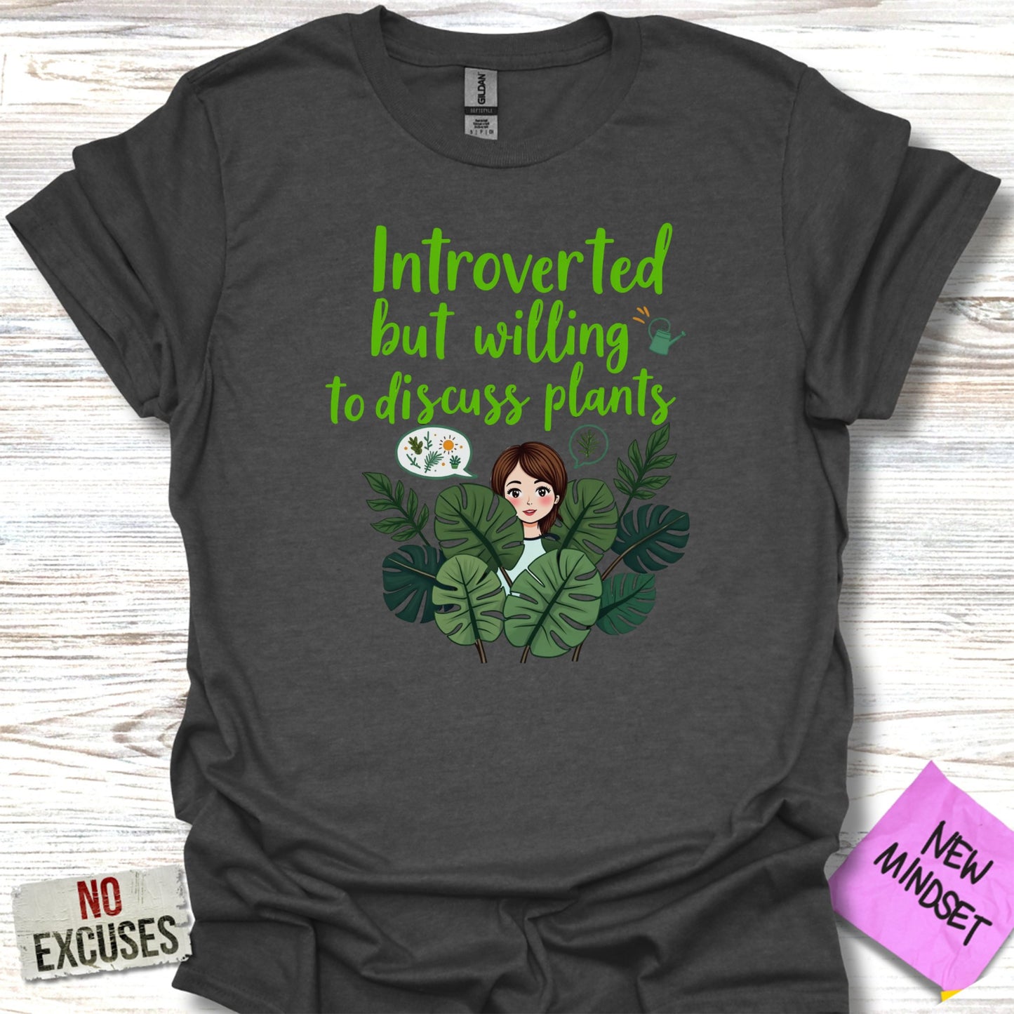 Introverted Willing To Discuss Plants T-shirt product