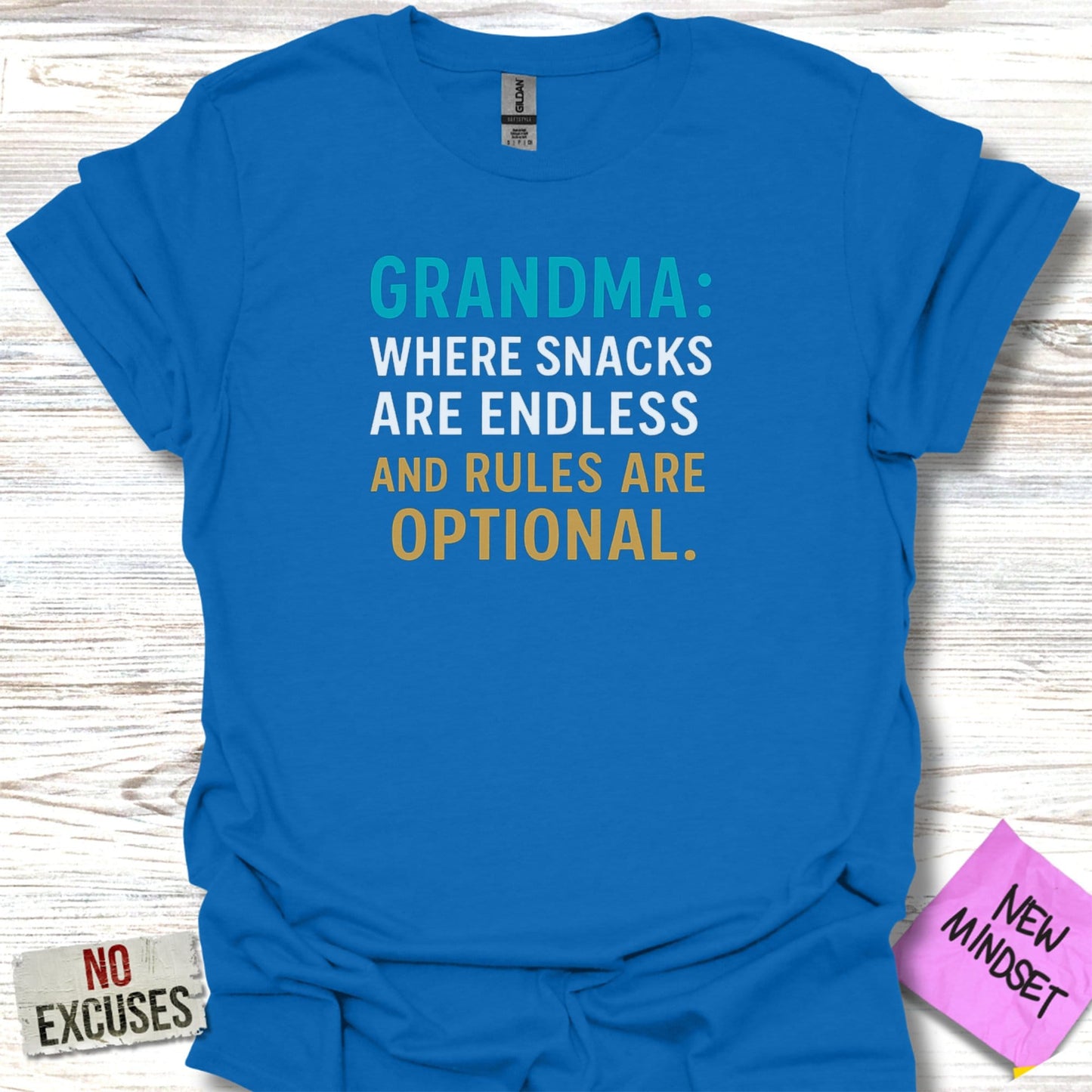 Grandma Endless Snacks Optional Rules T-shirt product type