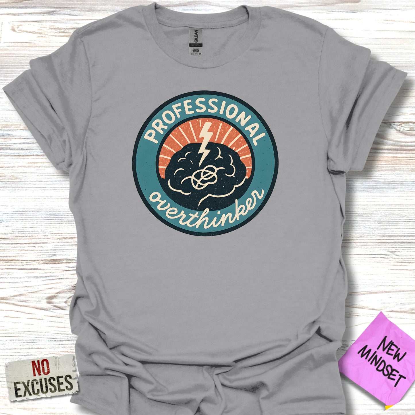 Professional Overthinker Unique Graphic Tee product