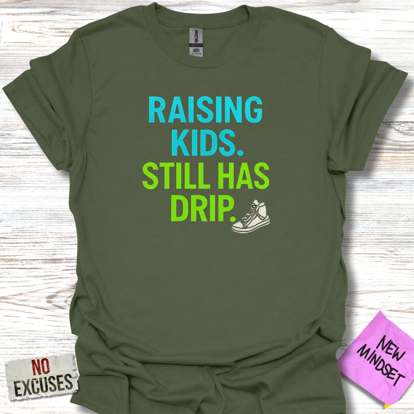 Raising Kids Still Has Drip Graphic T-shirt product