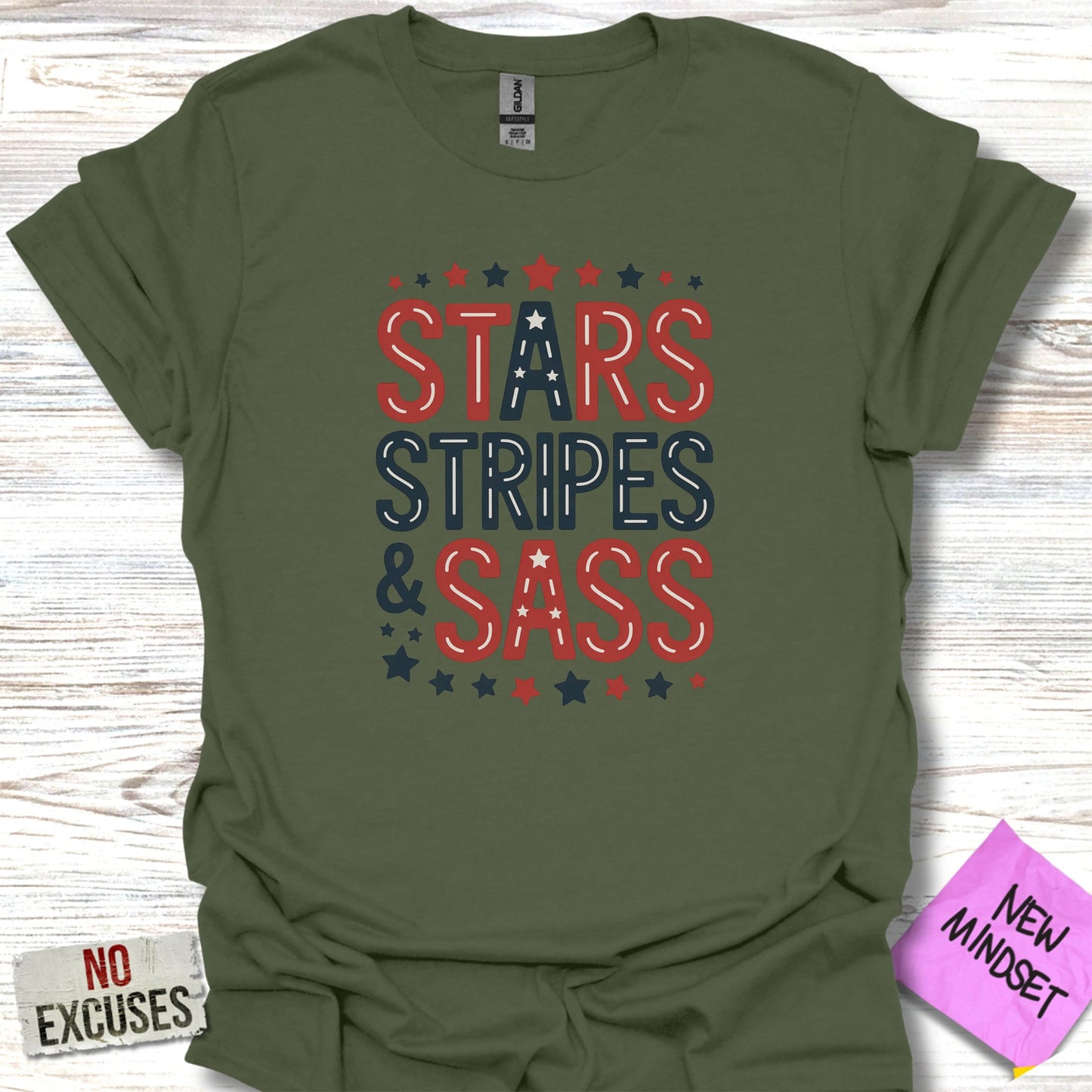 Stars Stripes and Sass T-shirt product
