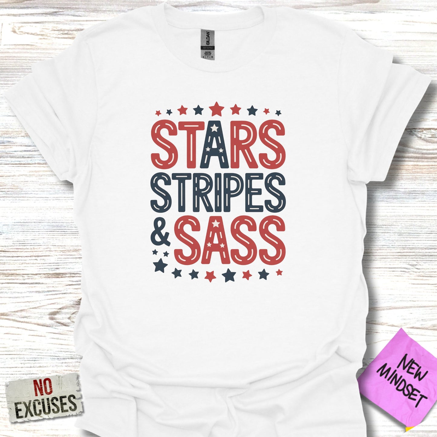 Stars Stripes & Sass Graphic T-Shirt product