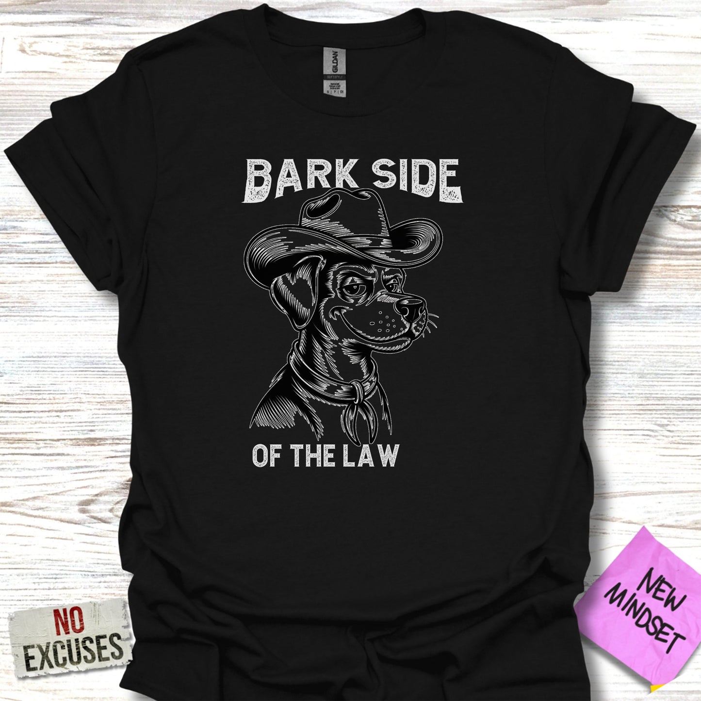 Bark Side of the Law Funny Graphic T-Shirt product