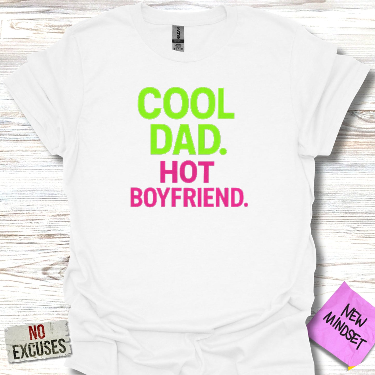 Cool Dad Hot Boyfriend Graphic Tee Shirt product
