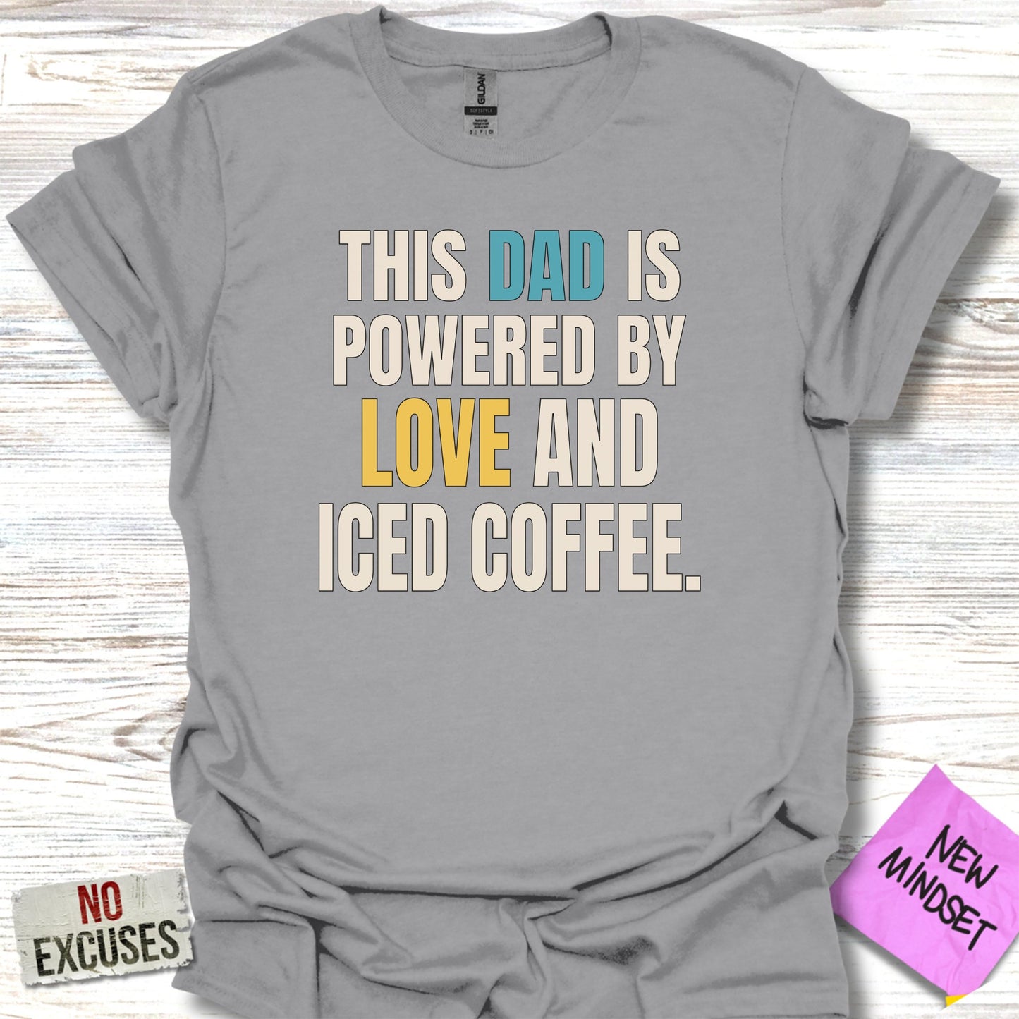 This Dad Powered By Love And Iced Coffee product type