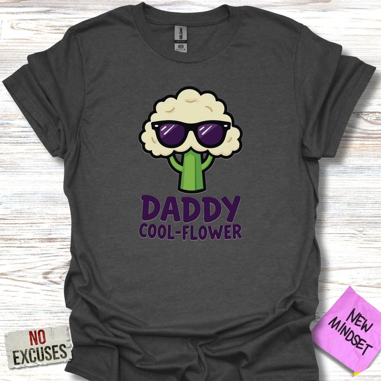 Daddy Cool Flower Cauliflower Graphic Tee product type