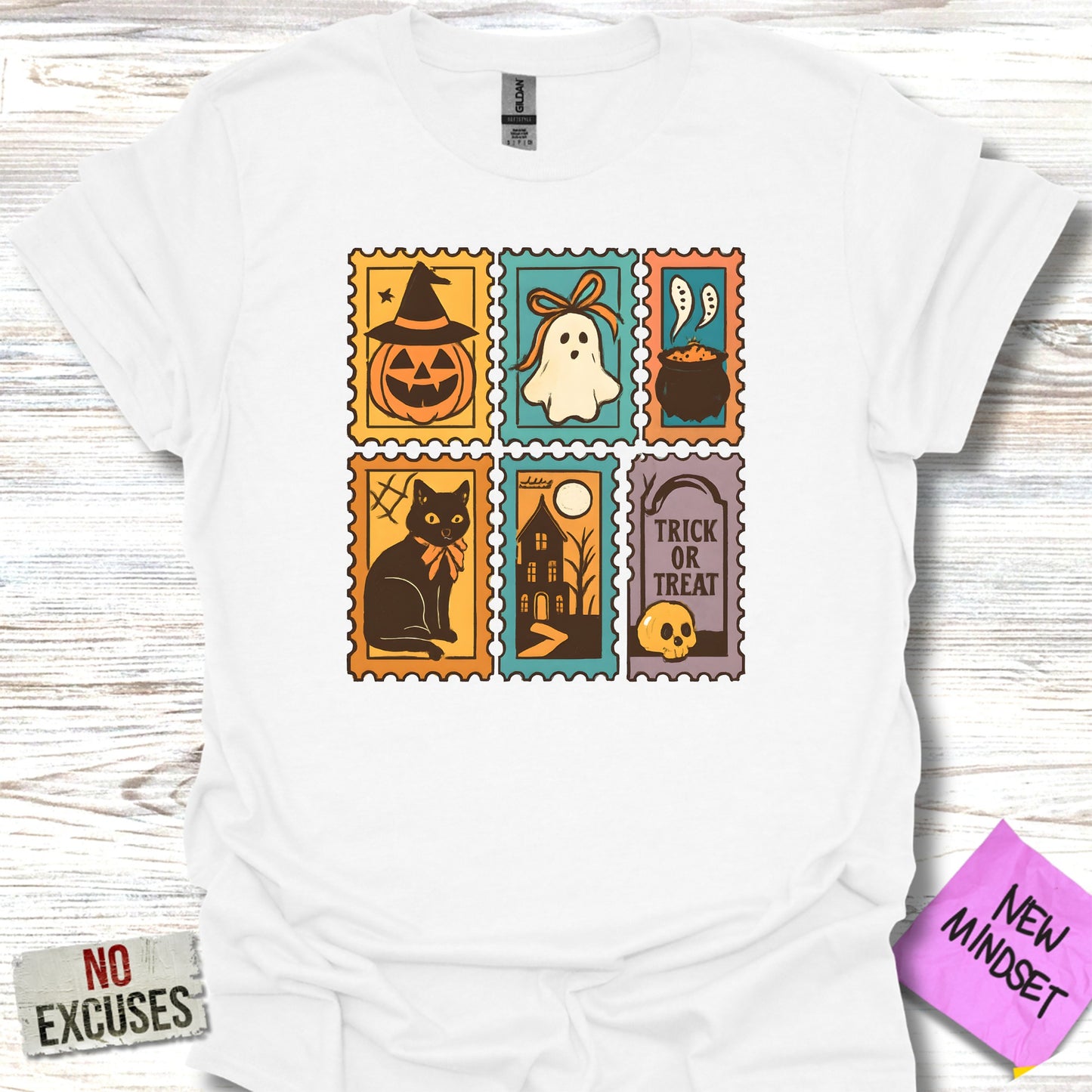 Halloween Themed Cute Stamps Design Shirt product