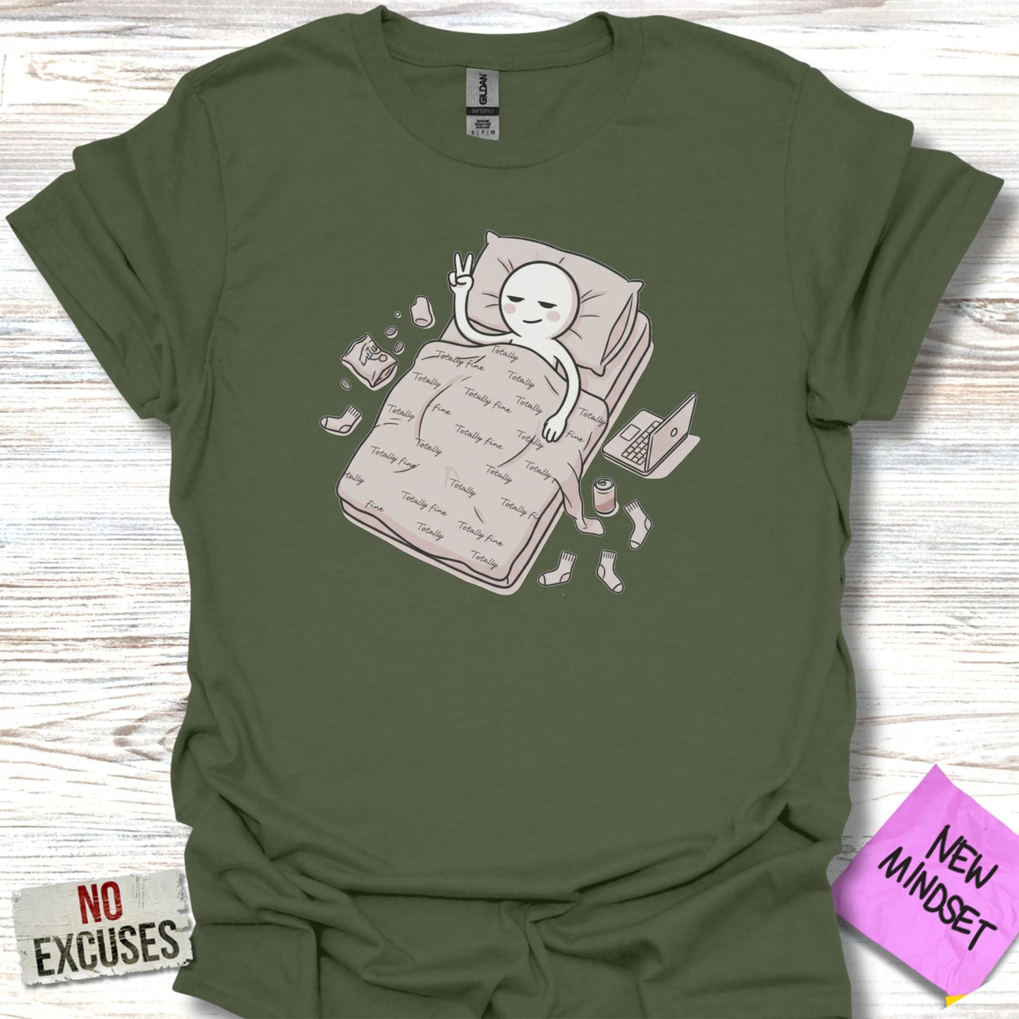 Lazy Relaxing Cat Cozy Comfortable Unisex T-Shirt product