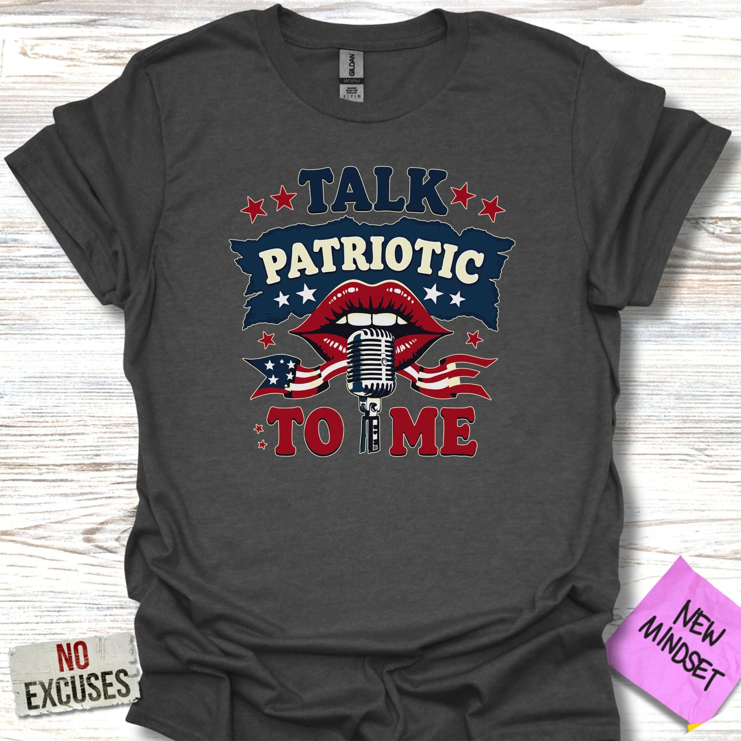 Talk Patriotic To Me Graphic Tee Shirt product